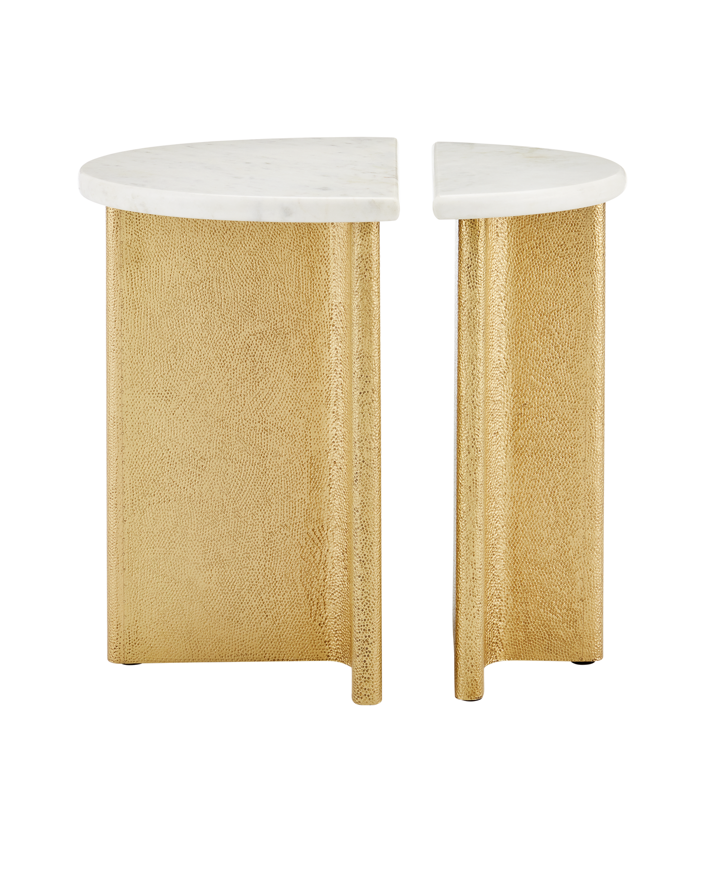 Doublet Marble Accent Table Set of 2.