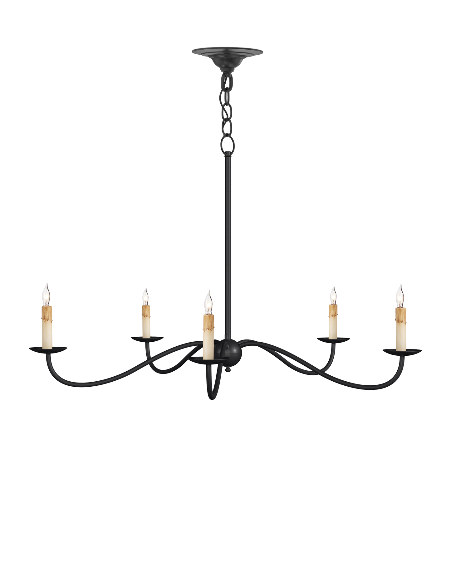 Saxon Small Black Chandelier.