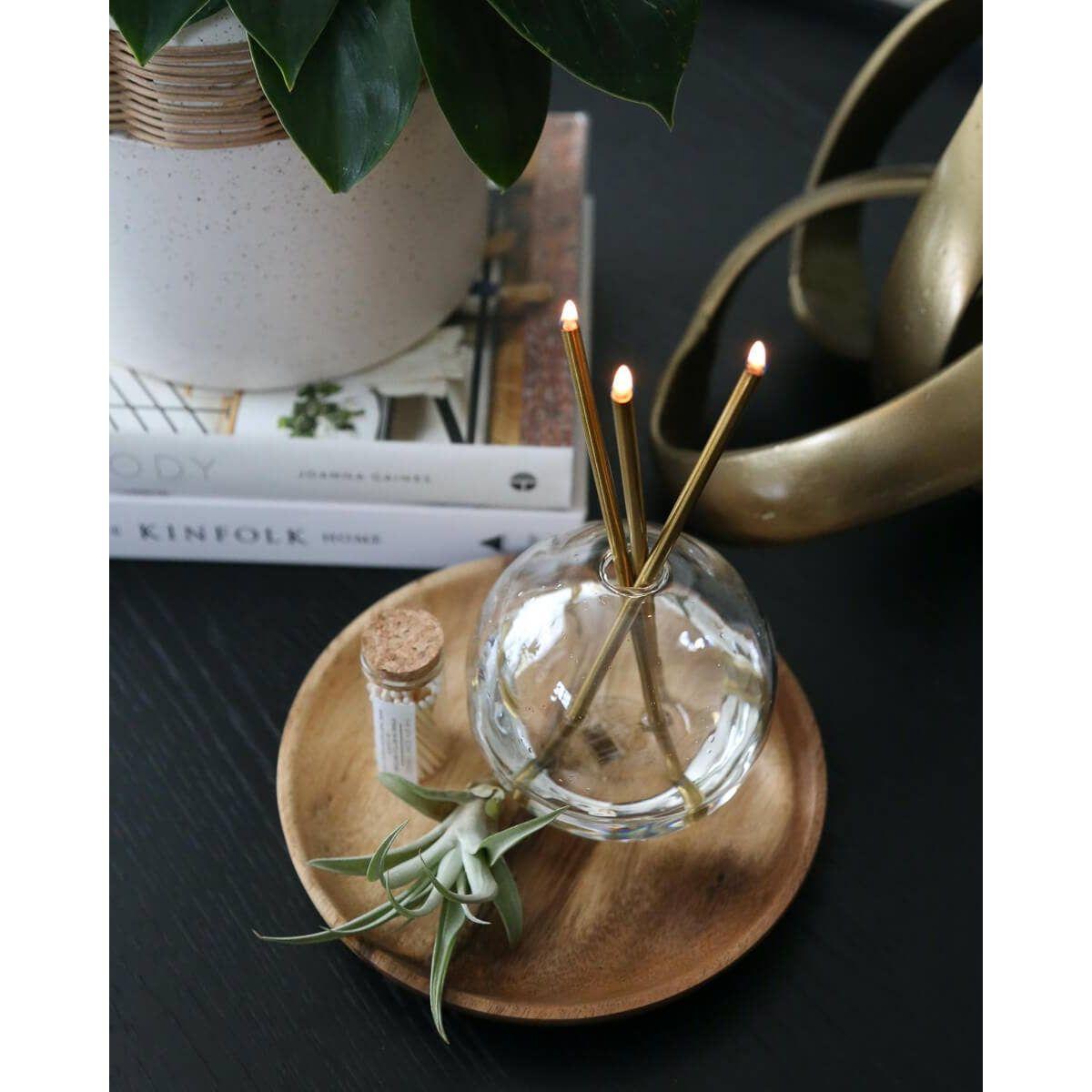 Gold Everlasting Candle – Reusable Steel Candles.