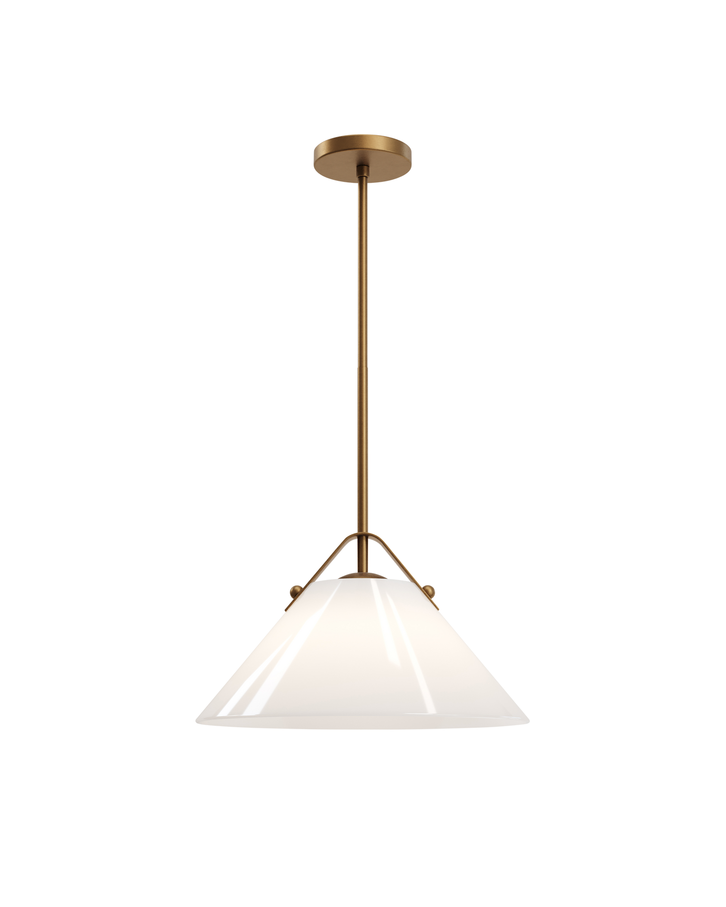 Bronwen Brass Pendant.