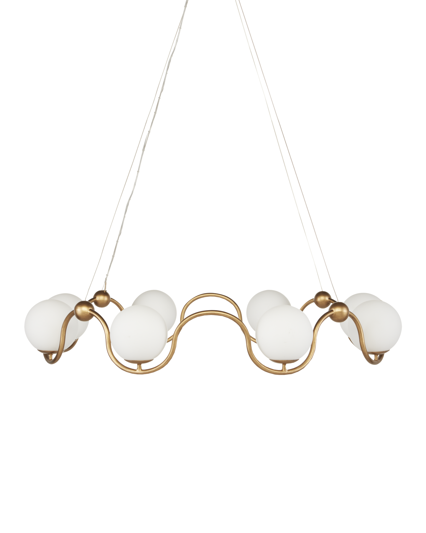 Equilibrium Brass Chandelier.