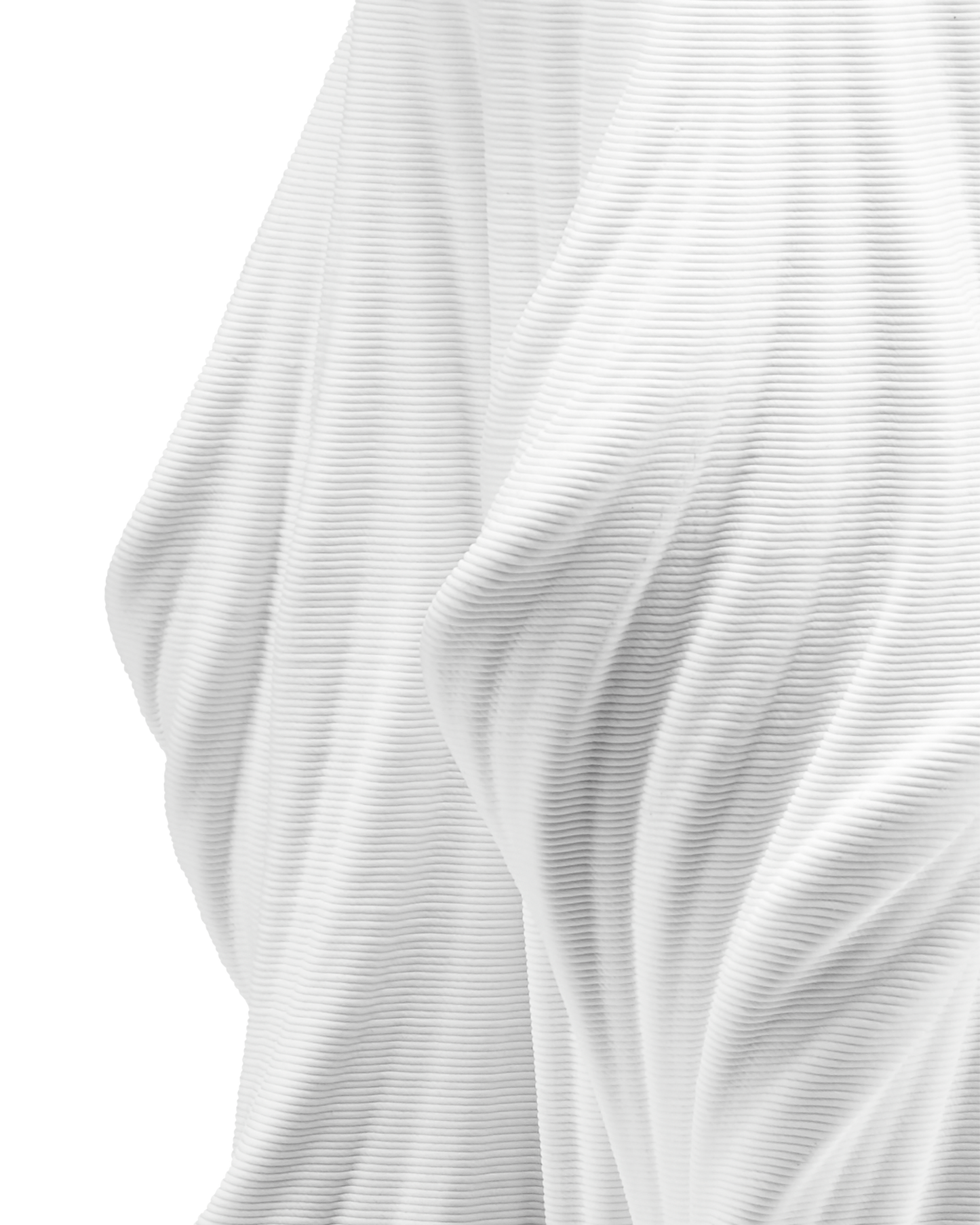 Yin Small White Vase.