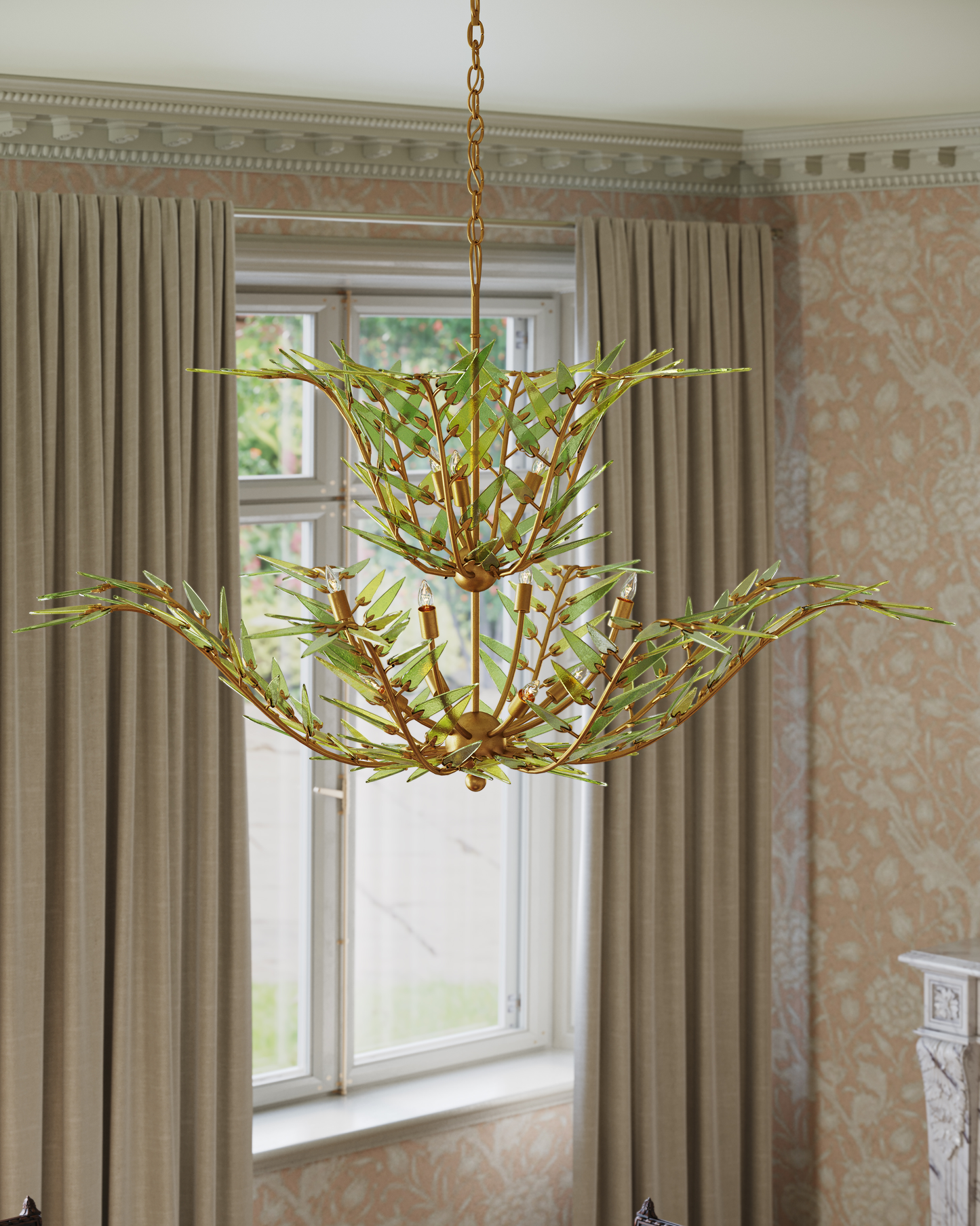 Babylon Two-Tier Chandelier.