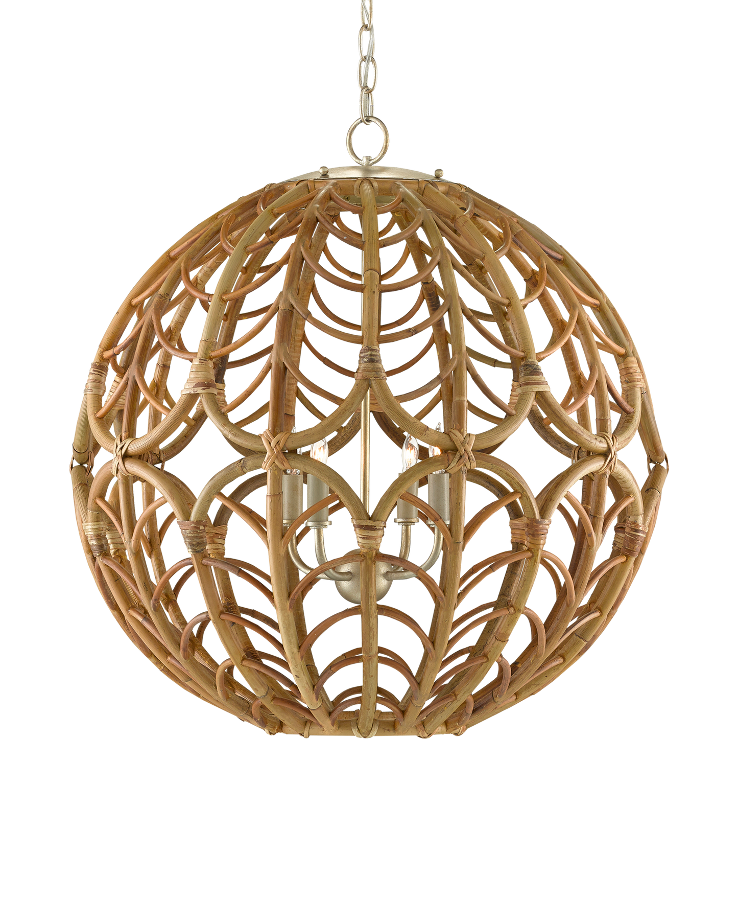 Cape Verde Orb Chandelier.