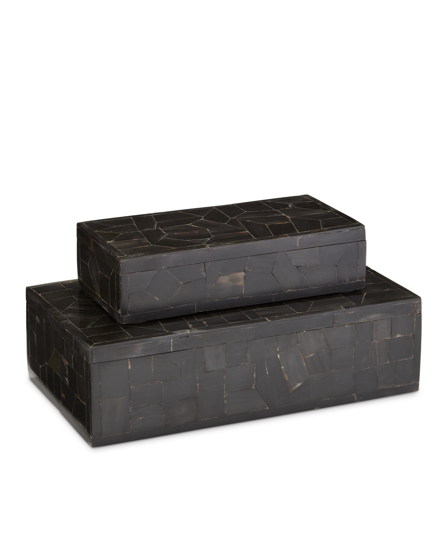 Black Bone Mosaic Box Set of 2.