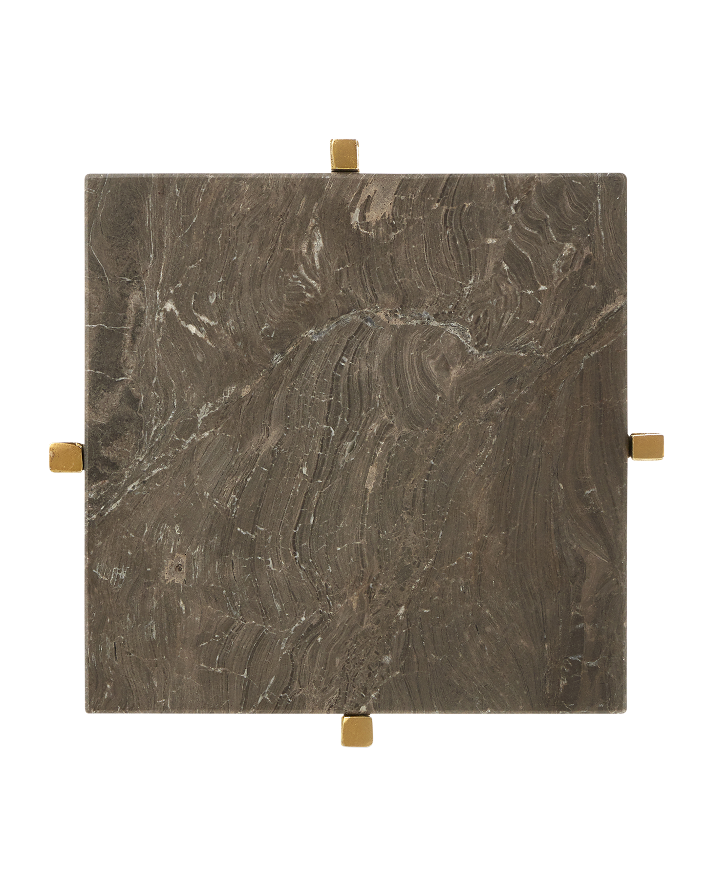 Flying Marble Gold Drinks Table.