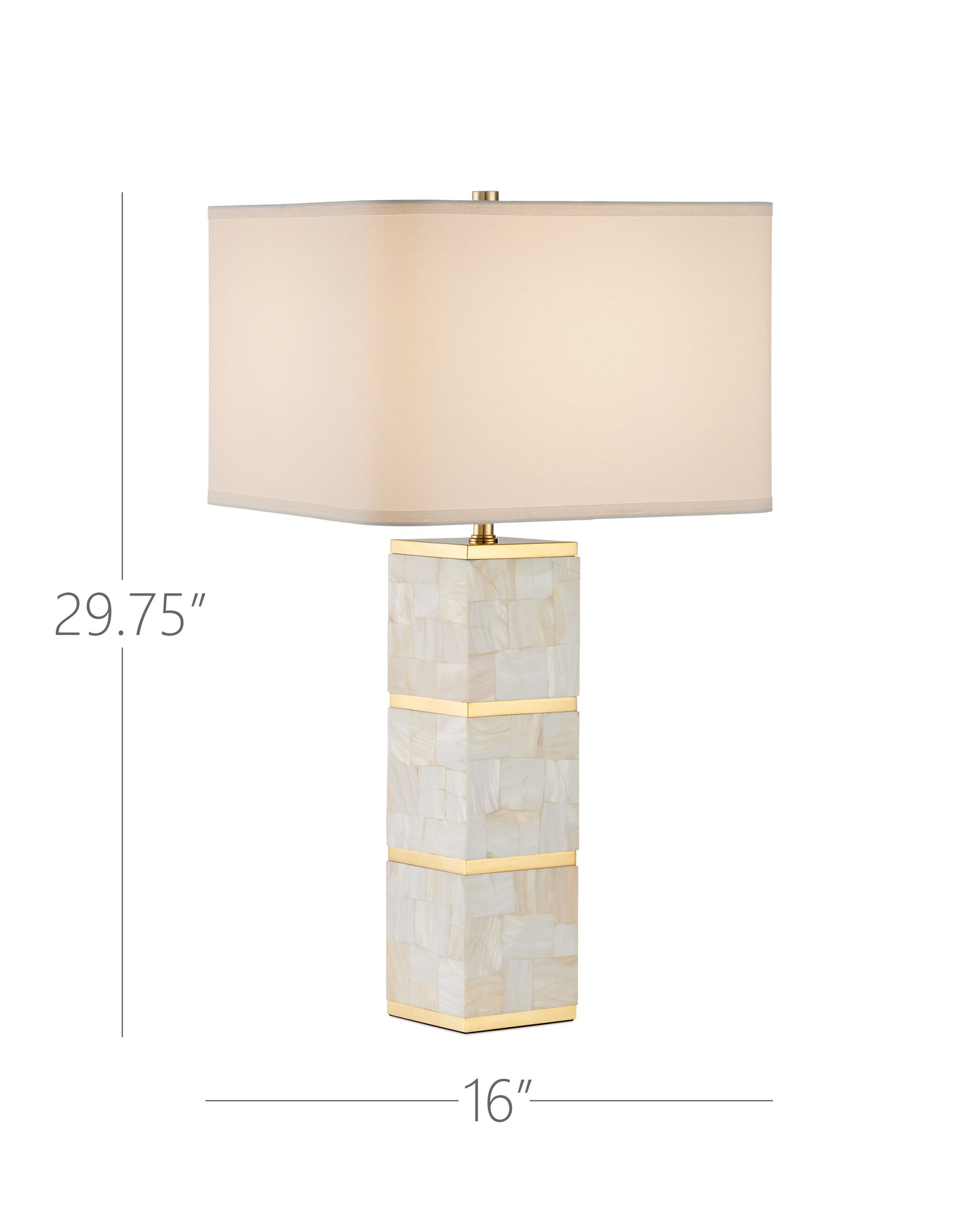Casey Mother of Pearl Table Lamp.