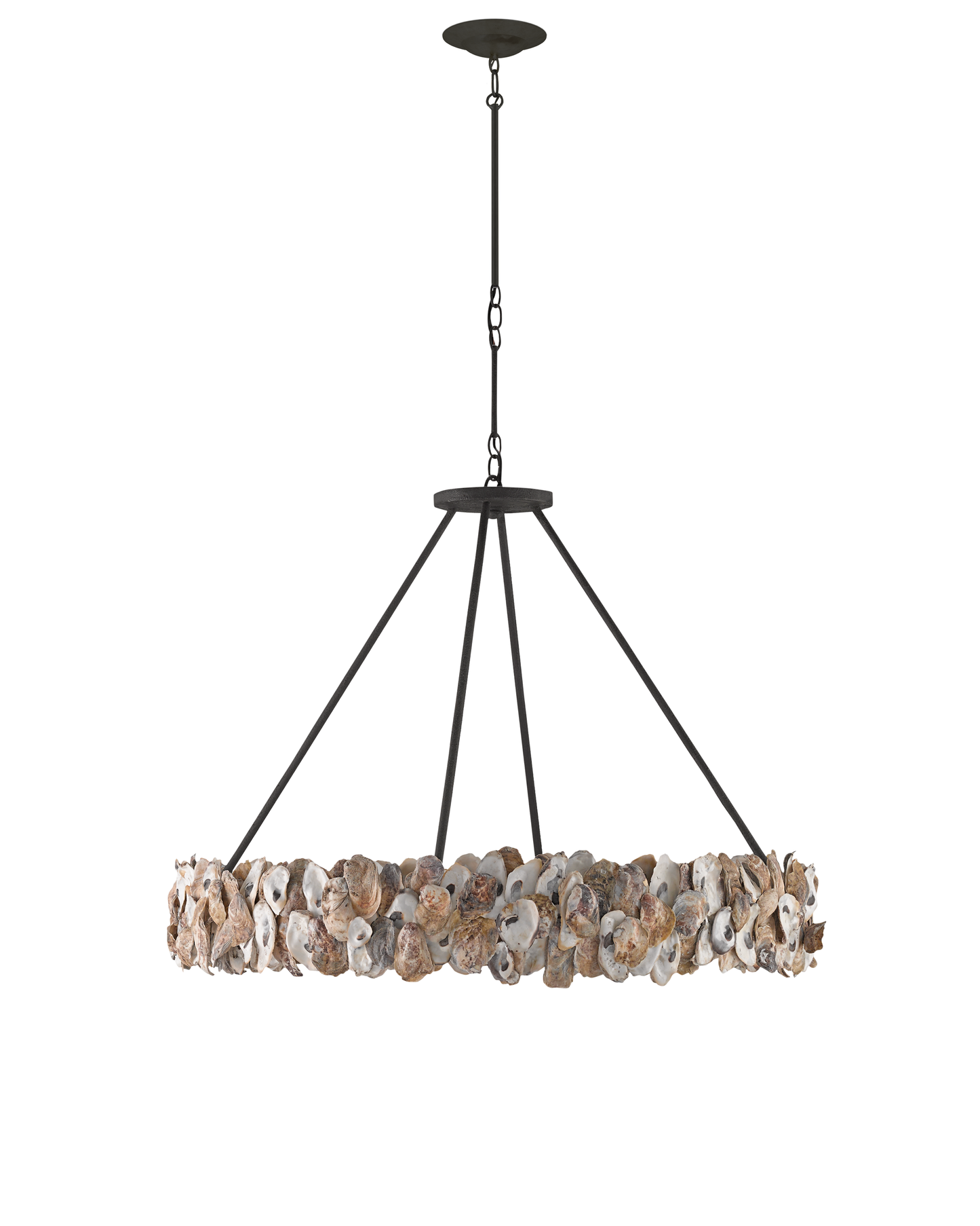 Oyster Shell Chandelier.