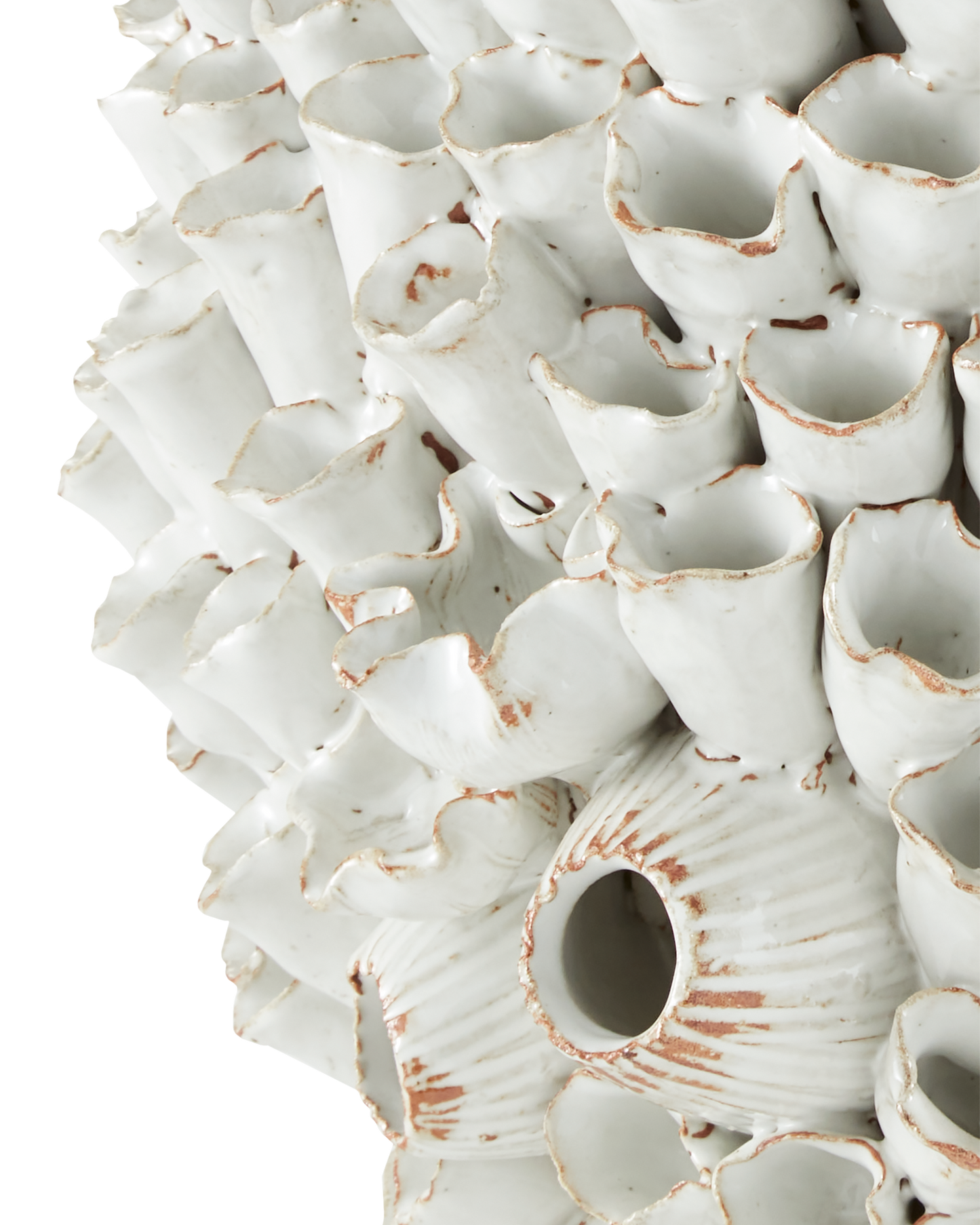 Manitapi Medium White Vase.