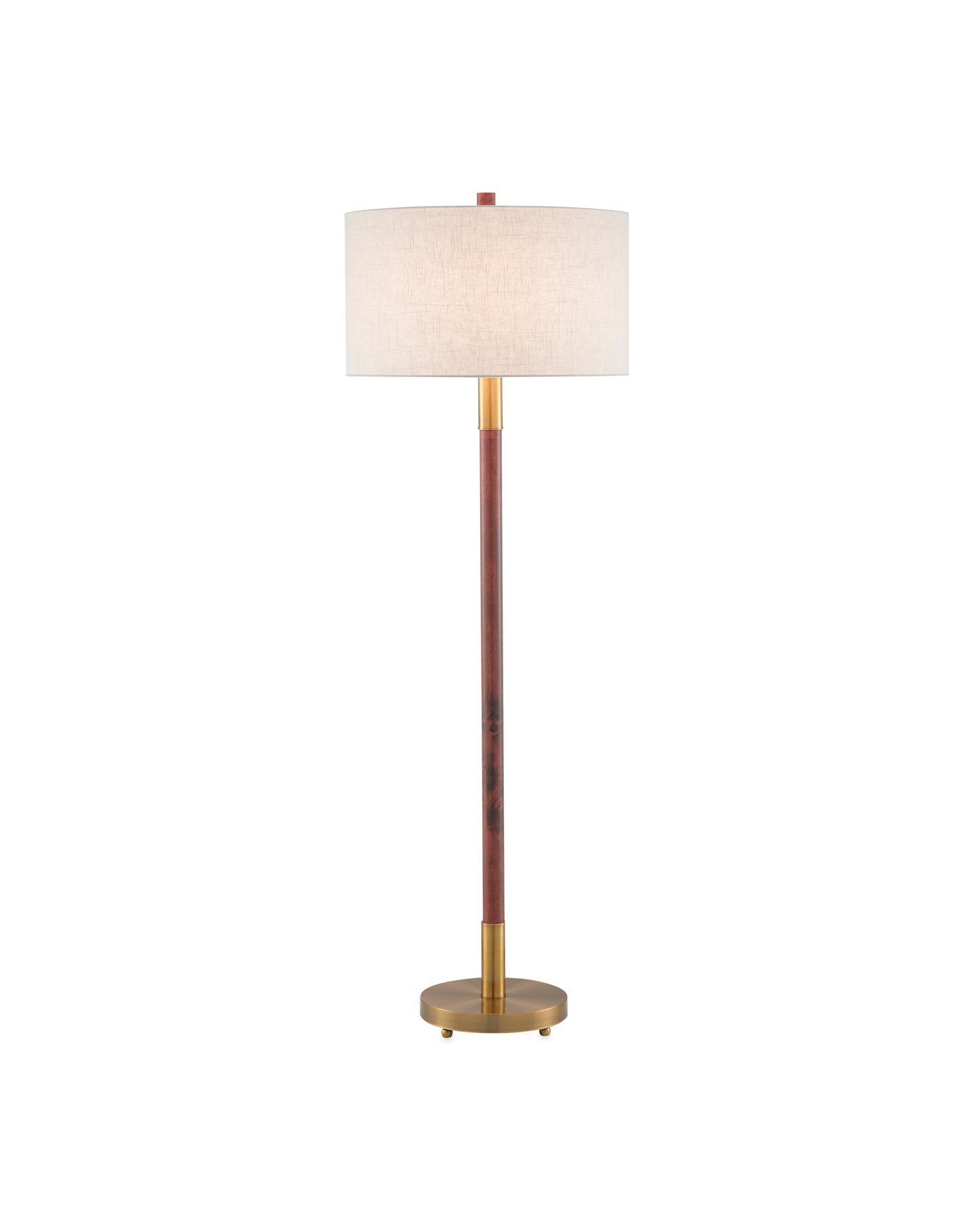 Bravo Mahogany Floor Lamp.