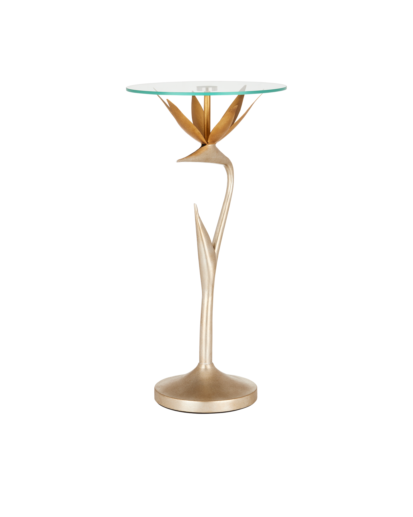 Paradiso Silver & Gold Accent Table.