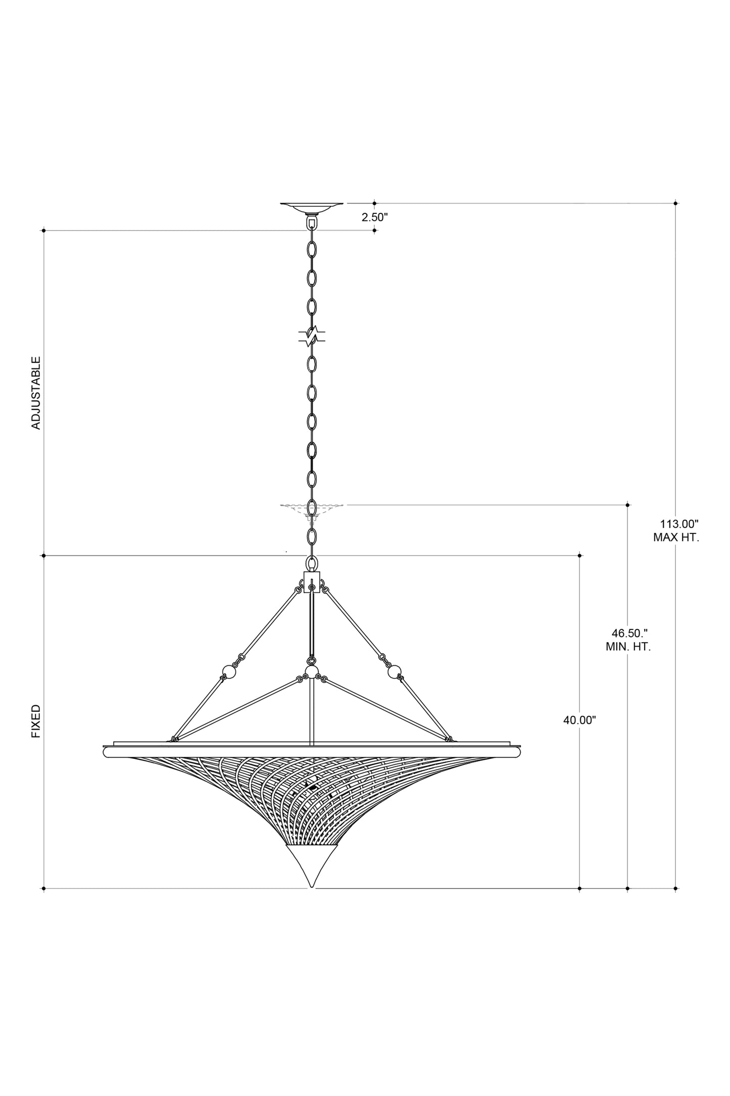 Gaborone Chandelier.