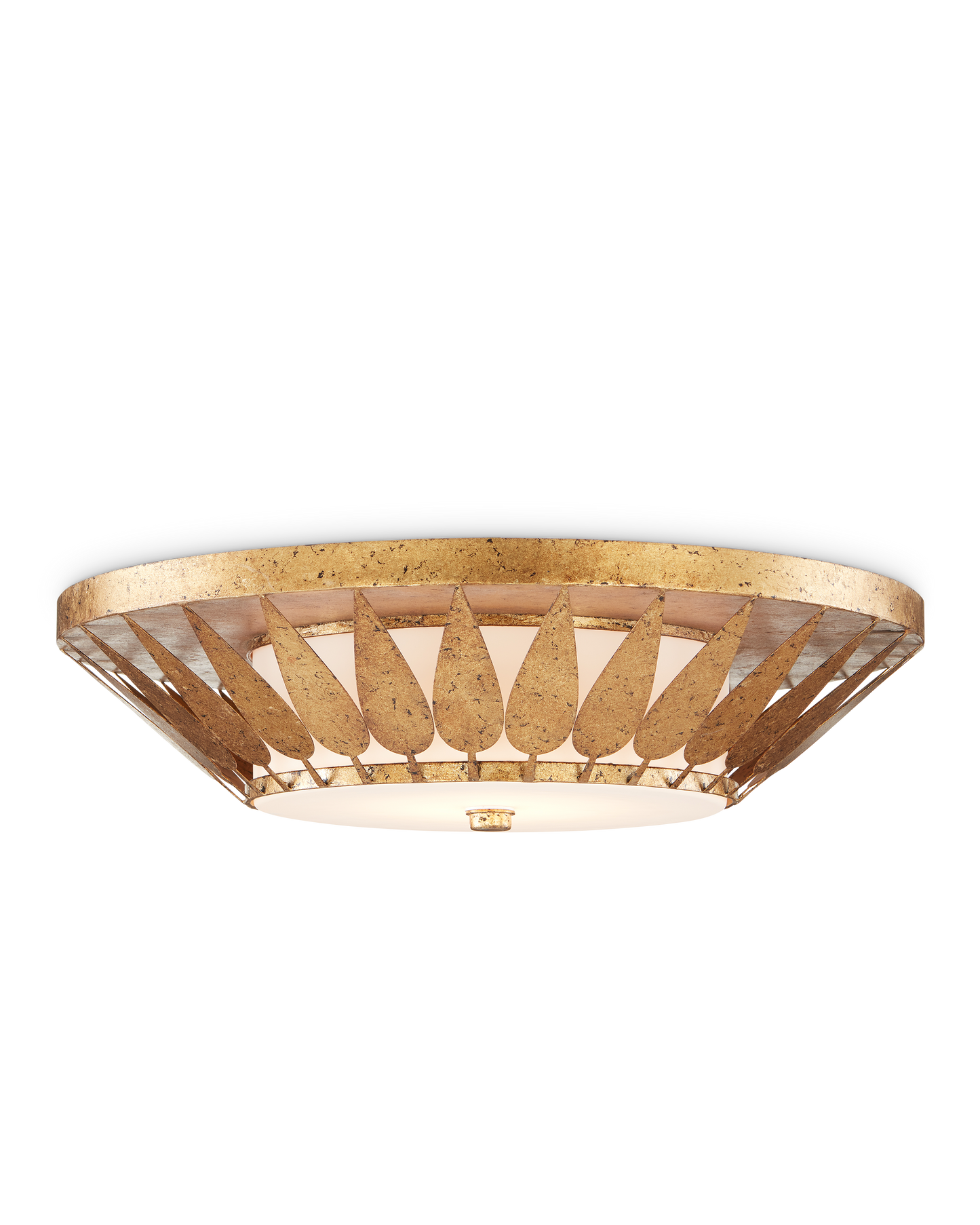 Floris Gold Flush Mount.