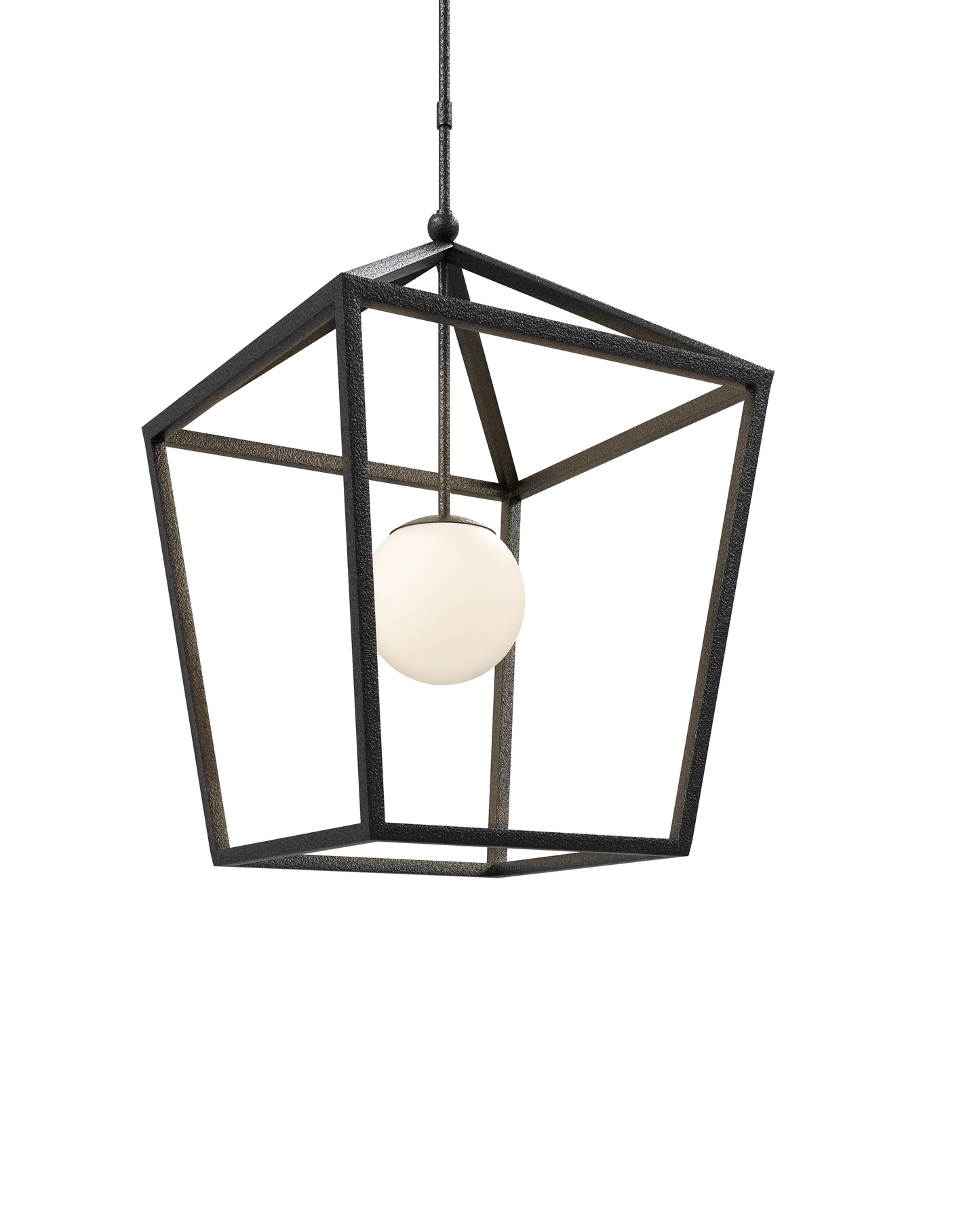 Denison Large Black Outdoor Lantern.