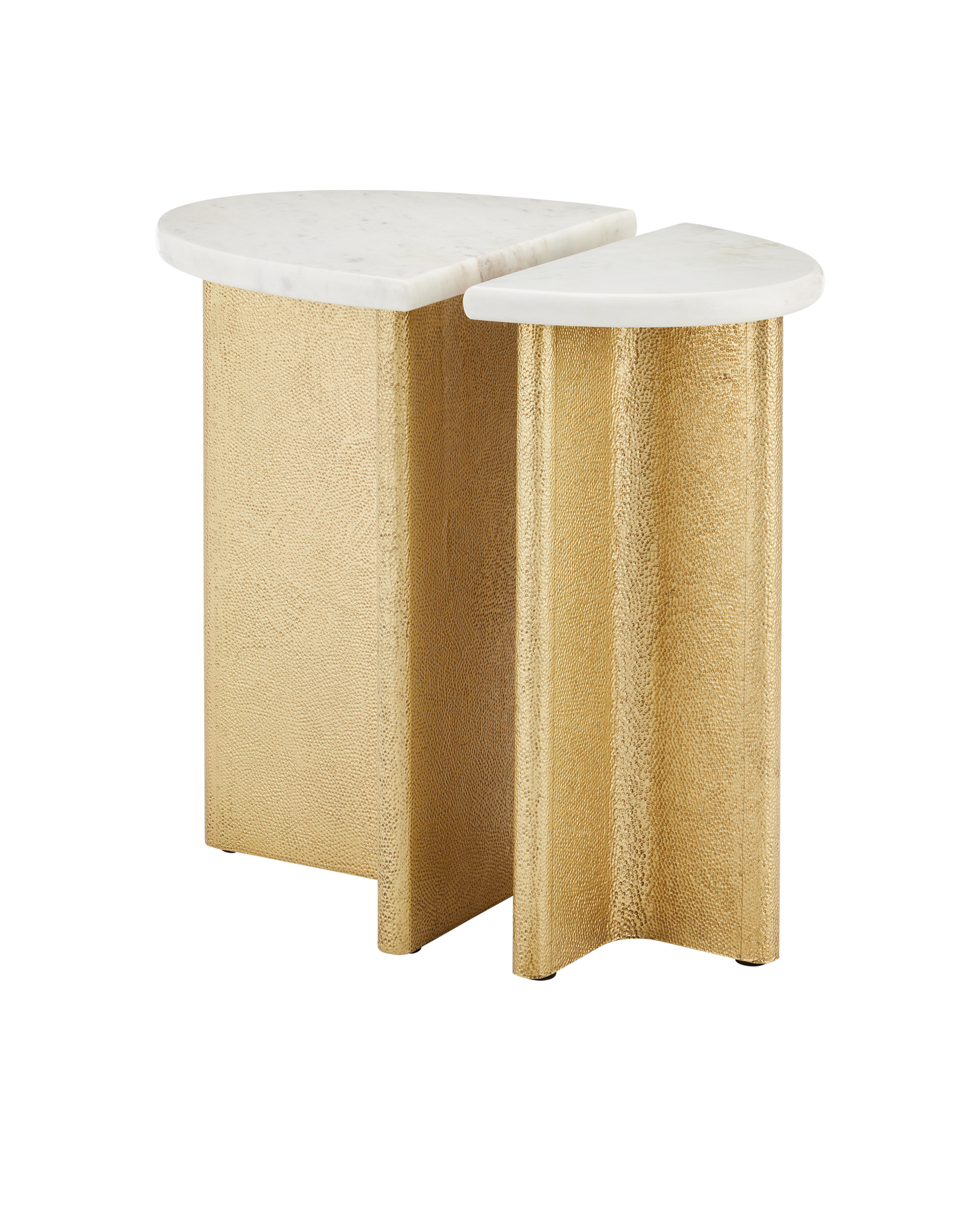 Doublet Marble Accent Table Set of 2.