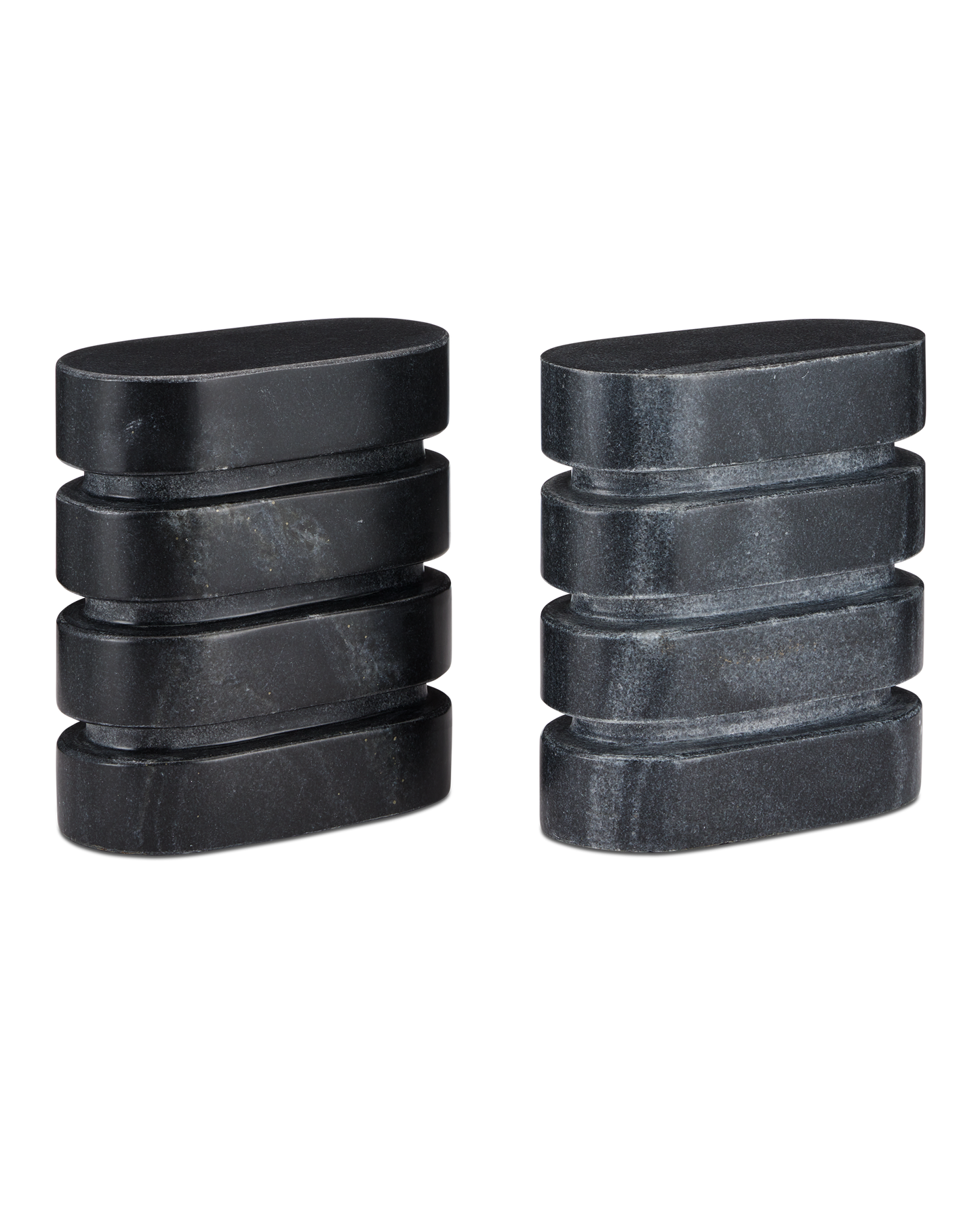 Bheslana Marble Black Object Set of 2.