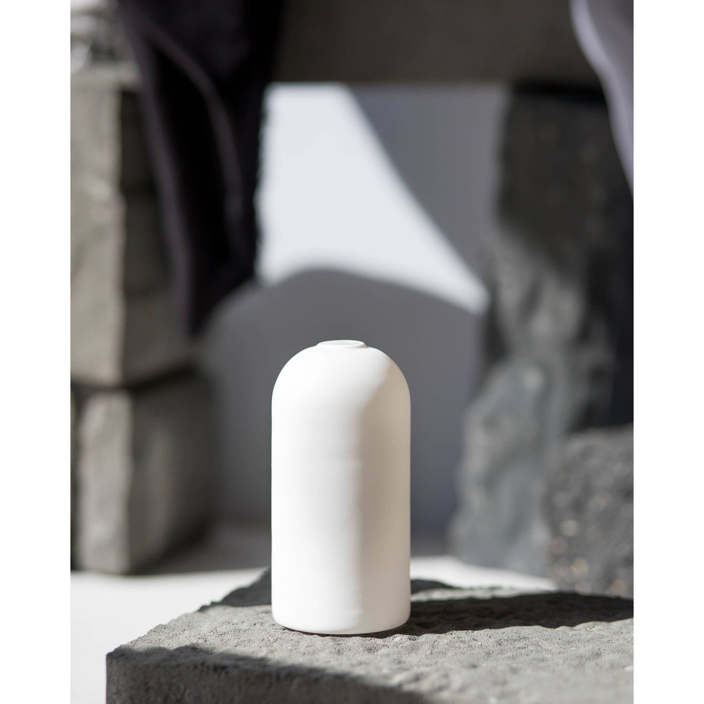 Wylie White Vase Candle Holder.