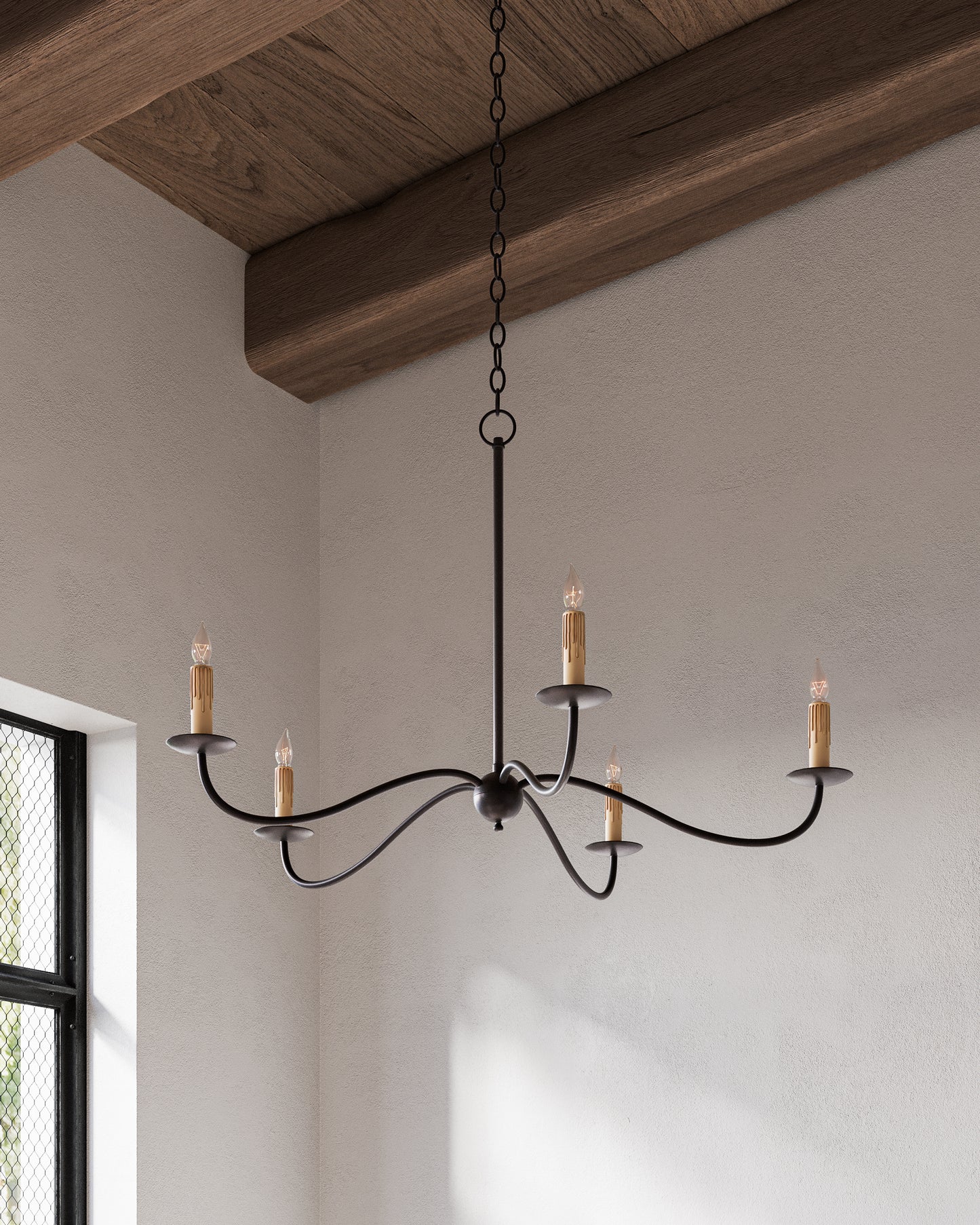 Saxon Small Black Chandelier.
