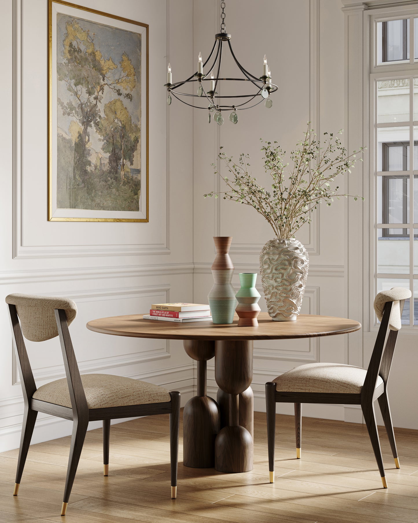 Novella Small Black Chandelier.