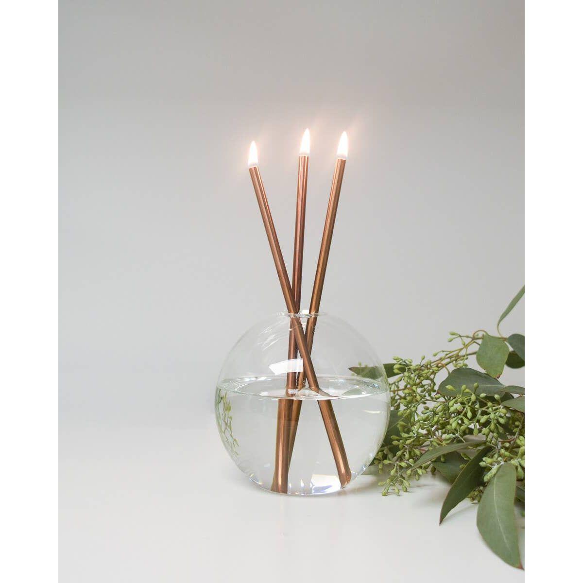 Champagne Everlasting Candle – Reusable Steel Candles.