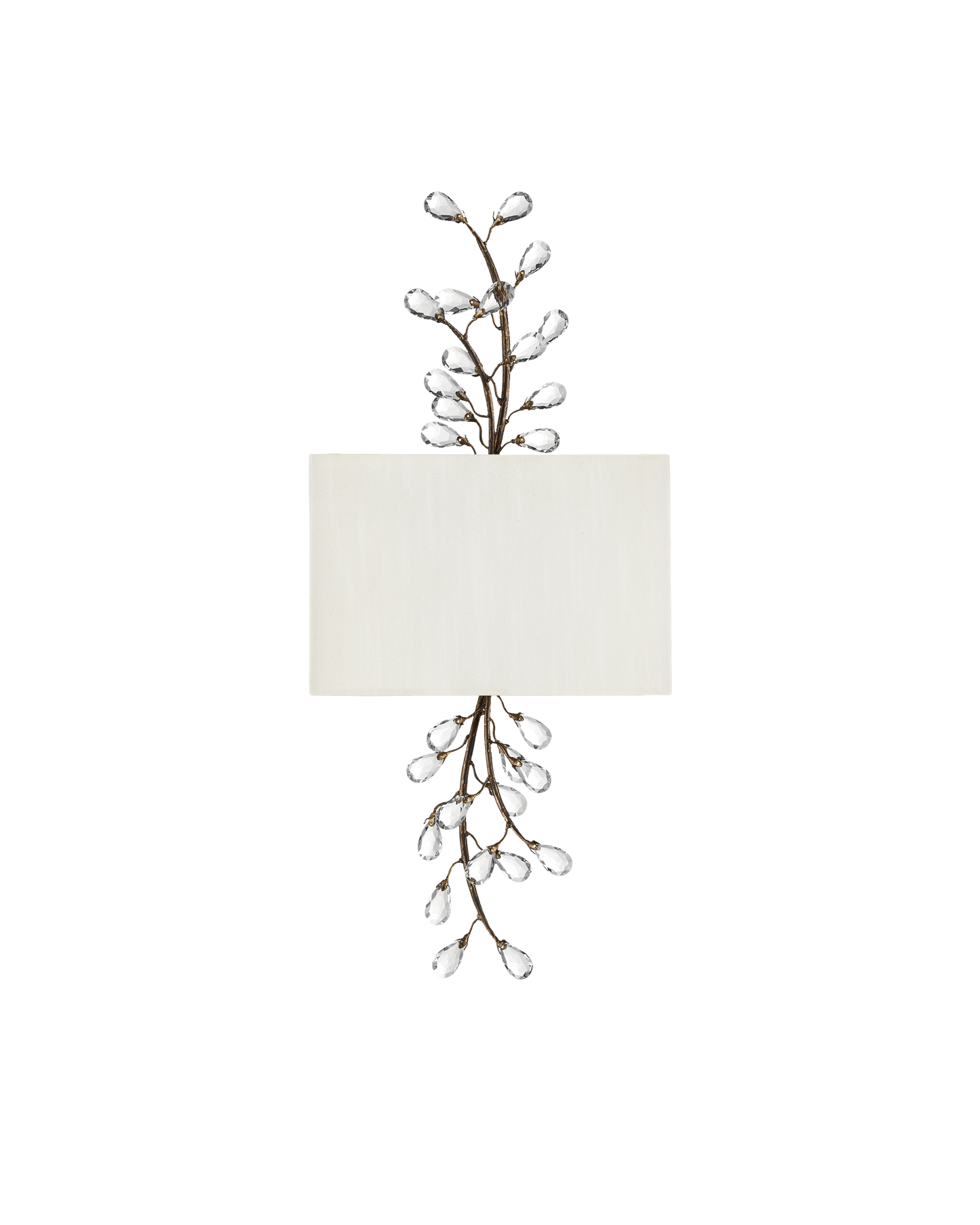 Crystal Bud Tall Wall Sconce.