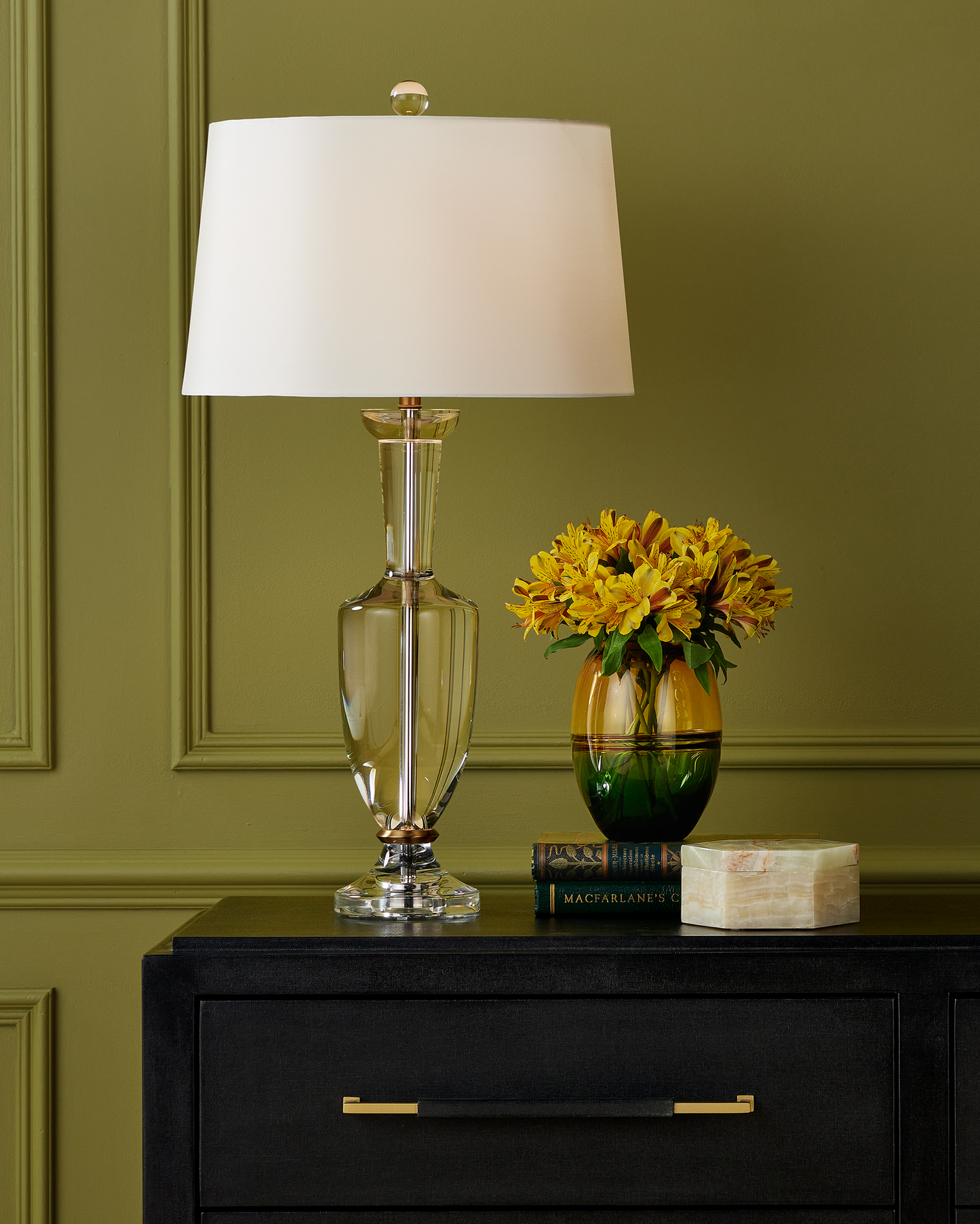 Arco Green Onyx Hexagon Box.