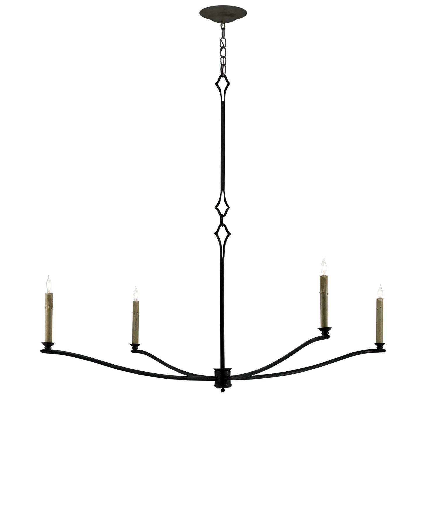 Knole Black Chandelier.