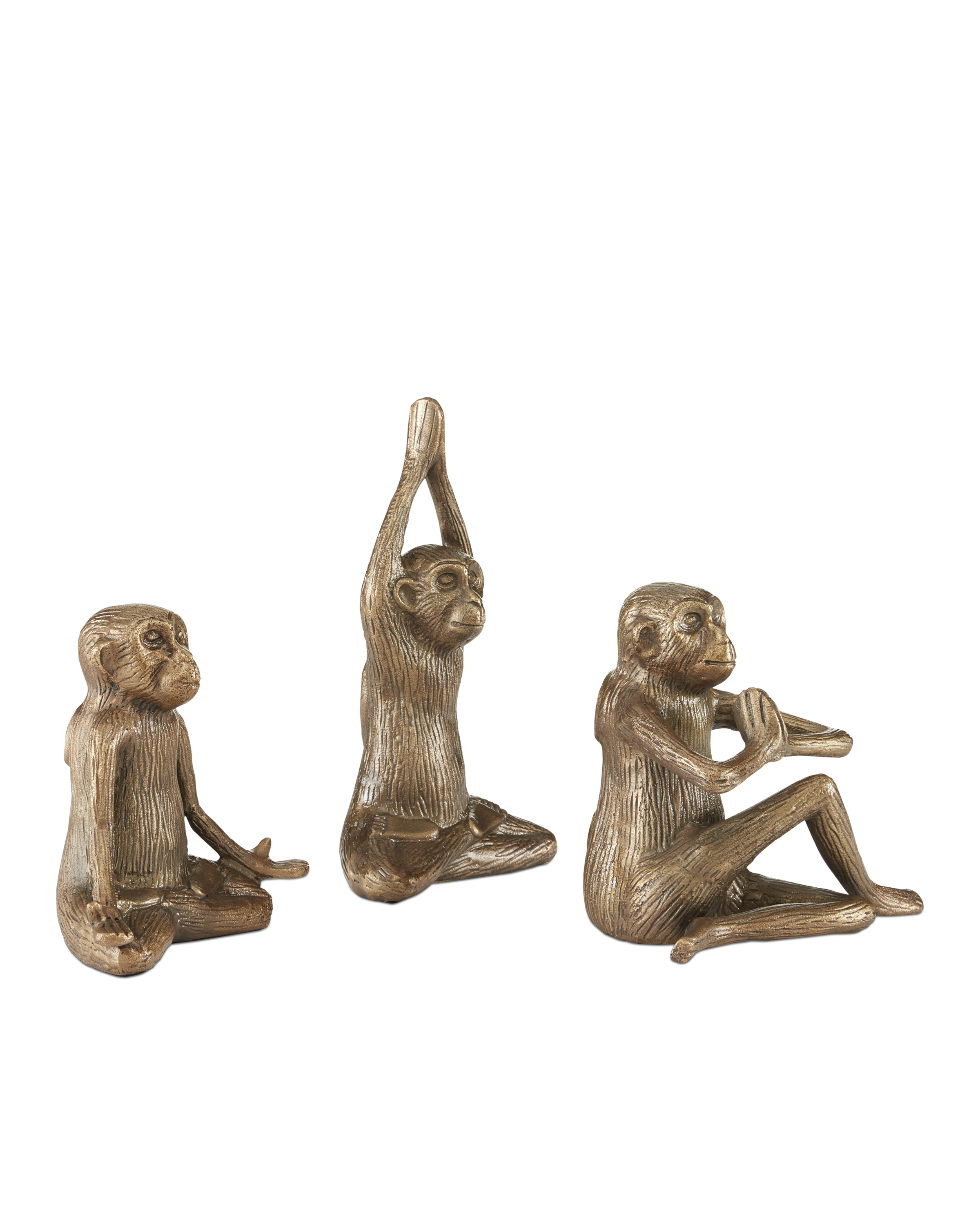 Zen Brass Monkey Set of 3 – Outrageous Interiors and Design
