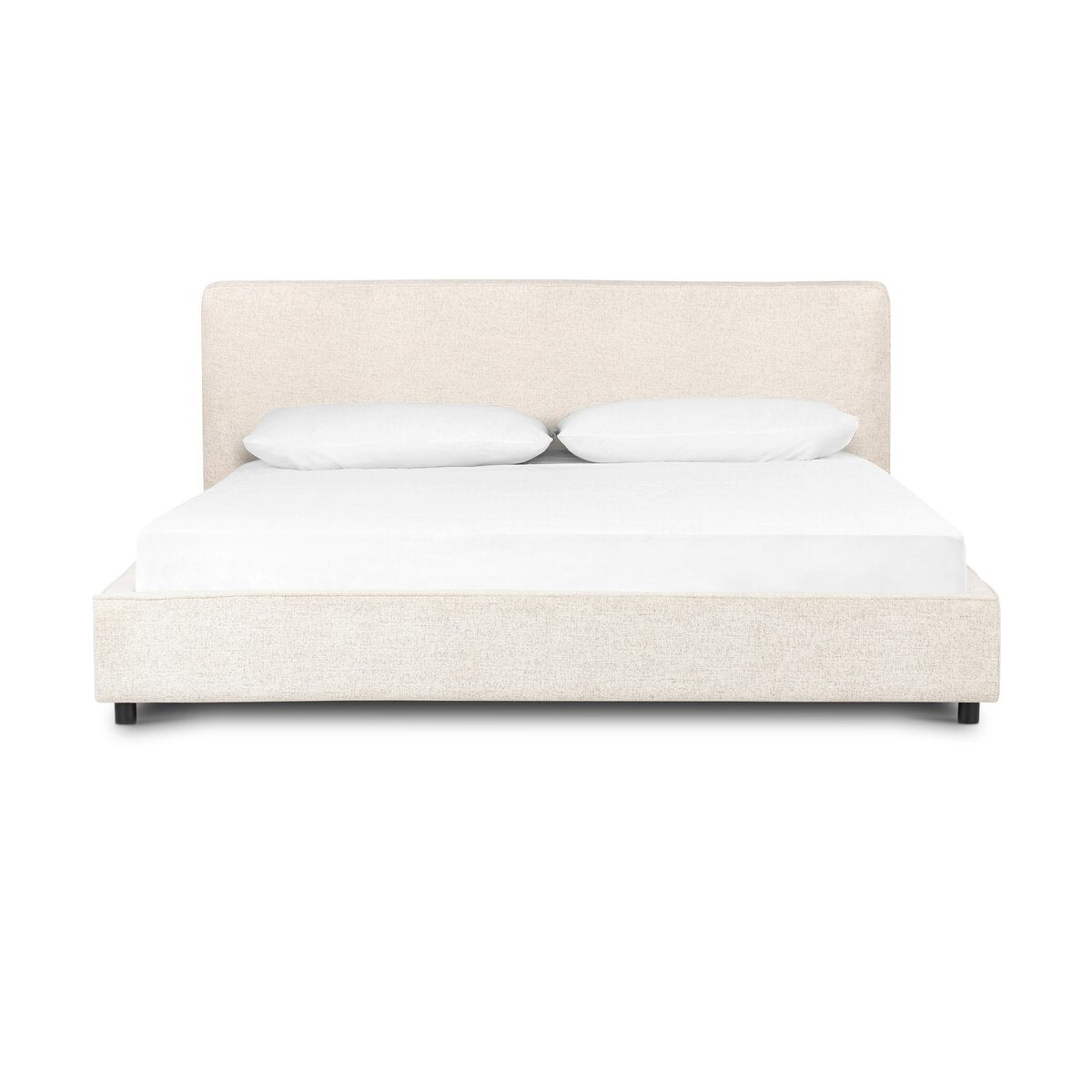 Aidan Queen Bed - Plushtone Linen.