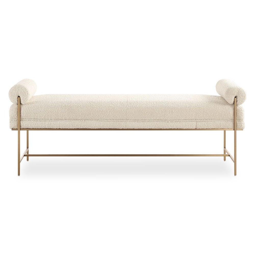 Boucle Bolster Bench.