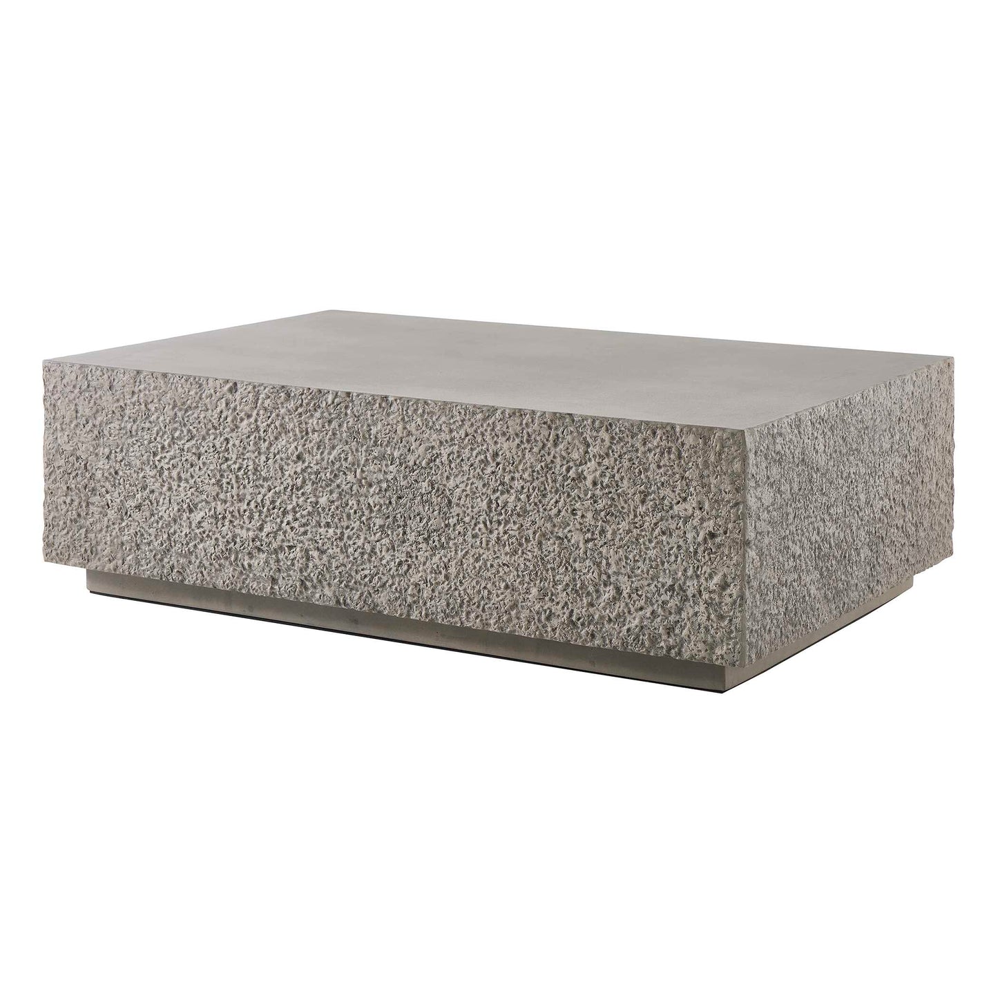 Hesston Outdoor Concrete Coffee Table.