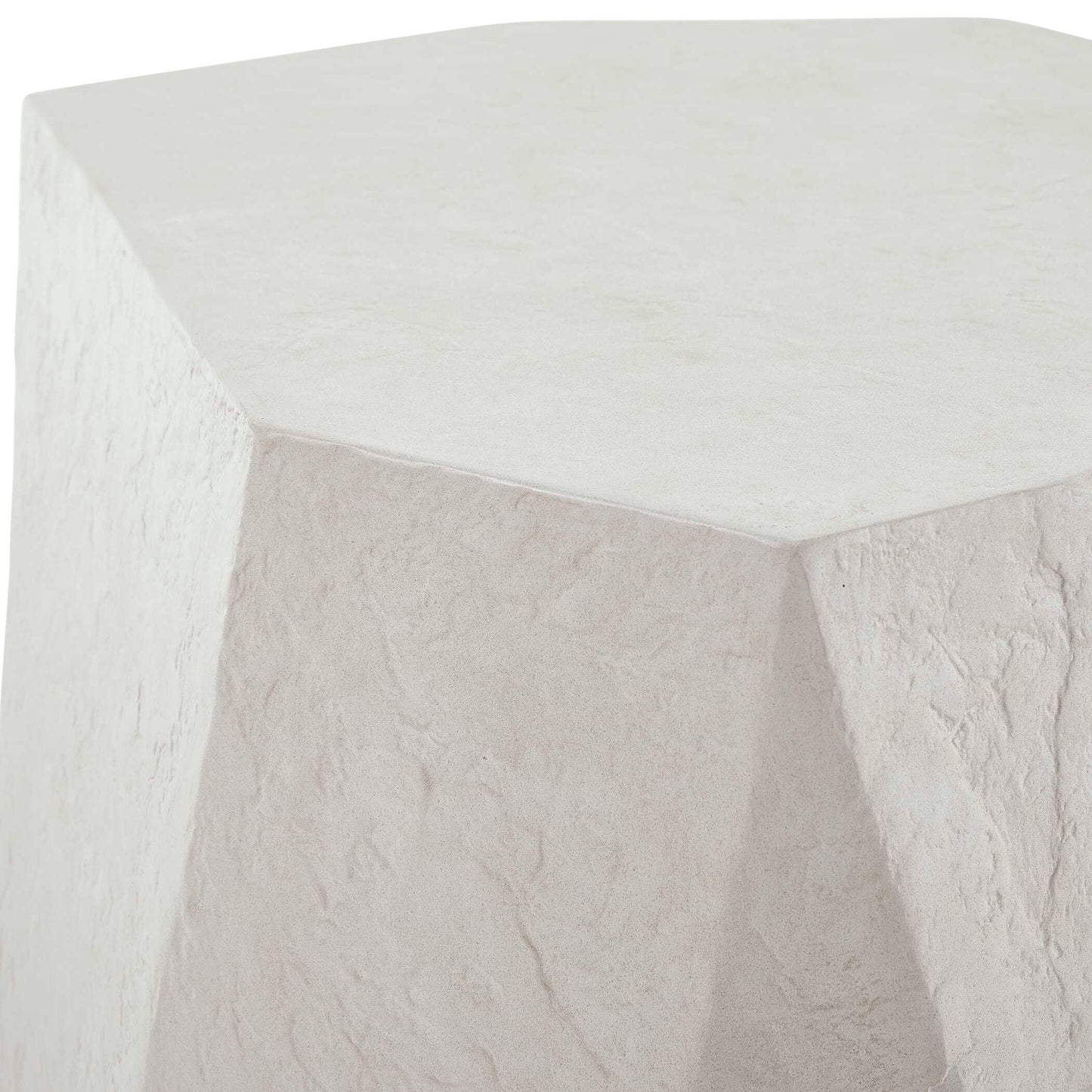 Parra Limestone Outdoor Side Table.