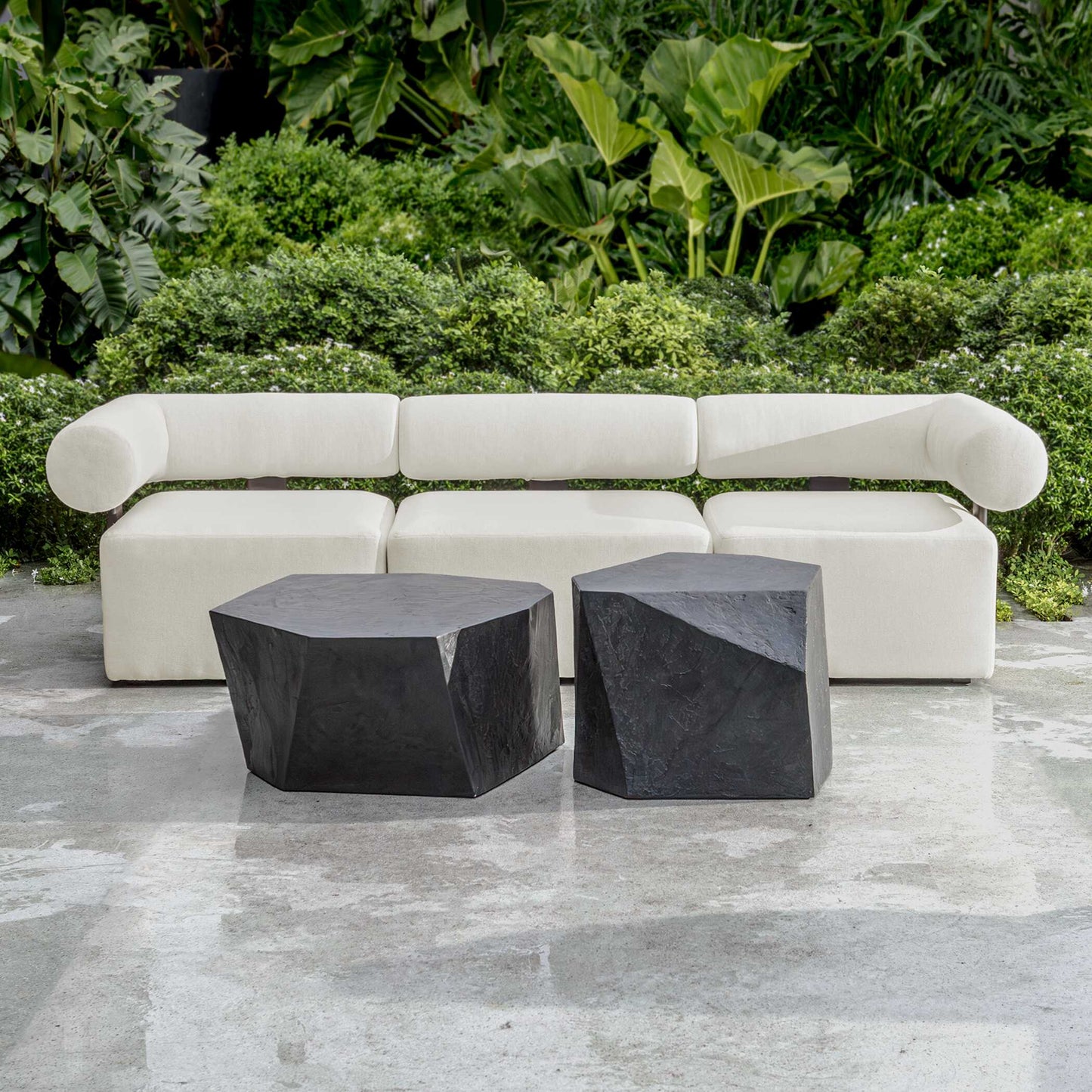 Parra Slate Outdoor Side Table.