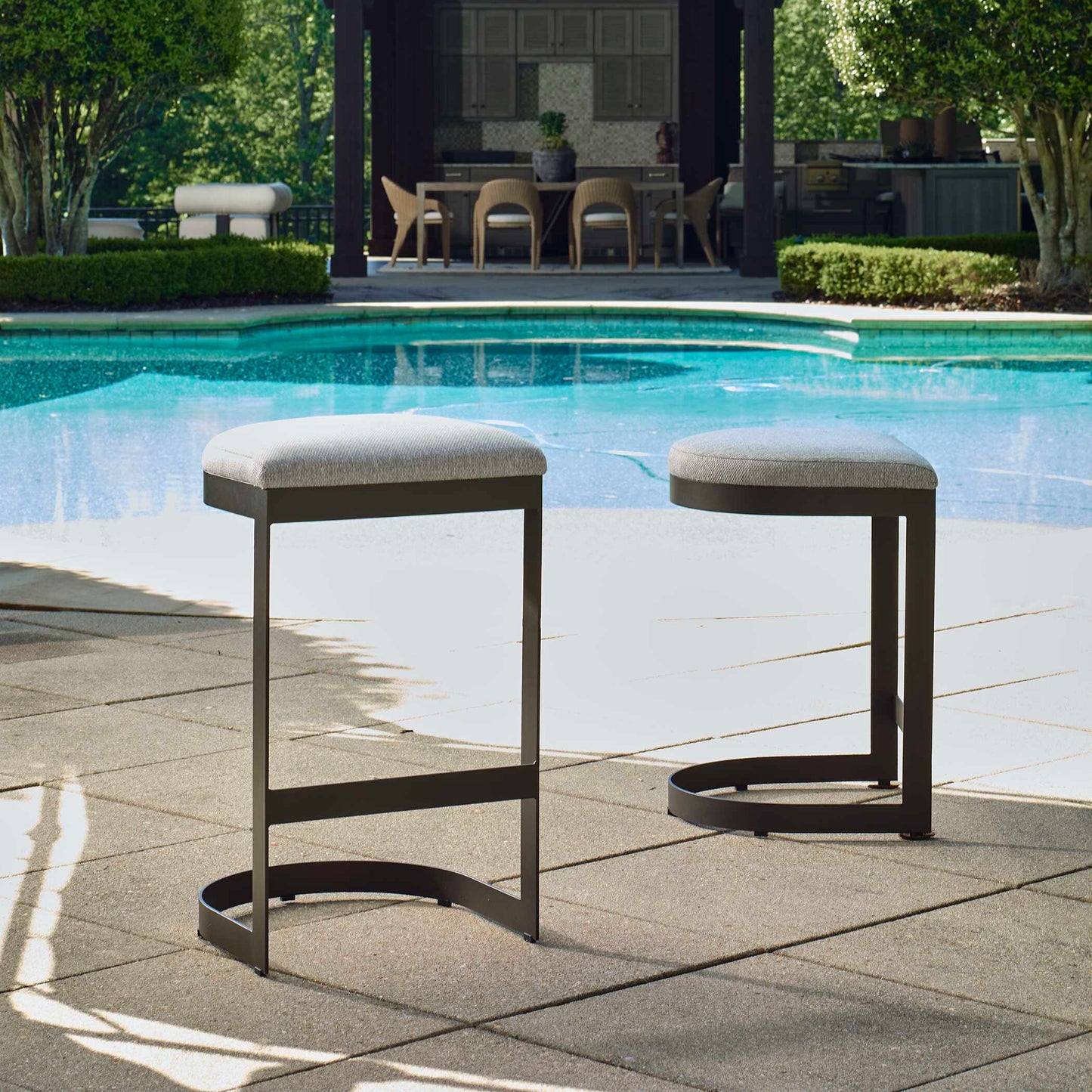 Maude Outdoor Bar Stool.