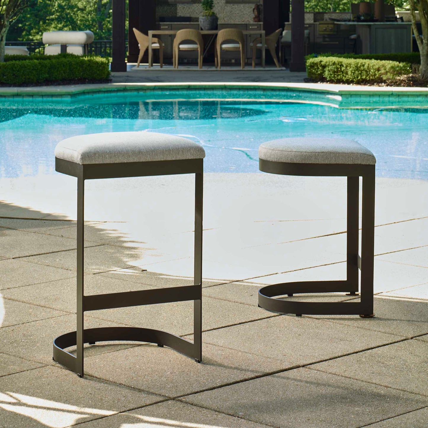 Maude Outdoor Bar Stool.