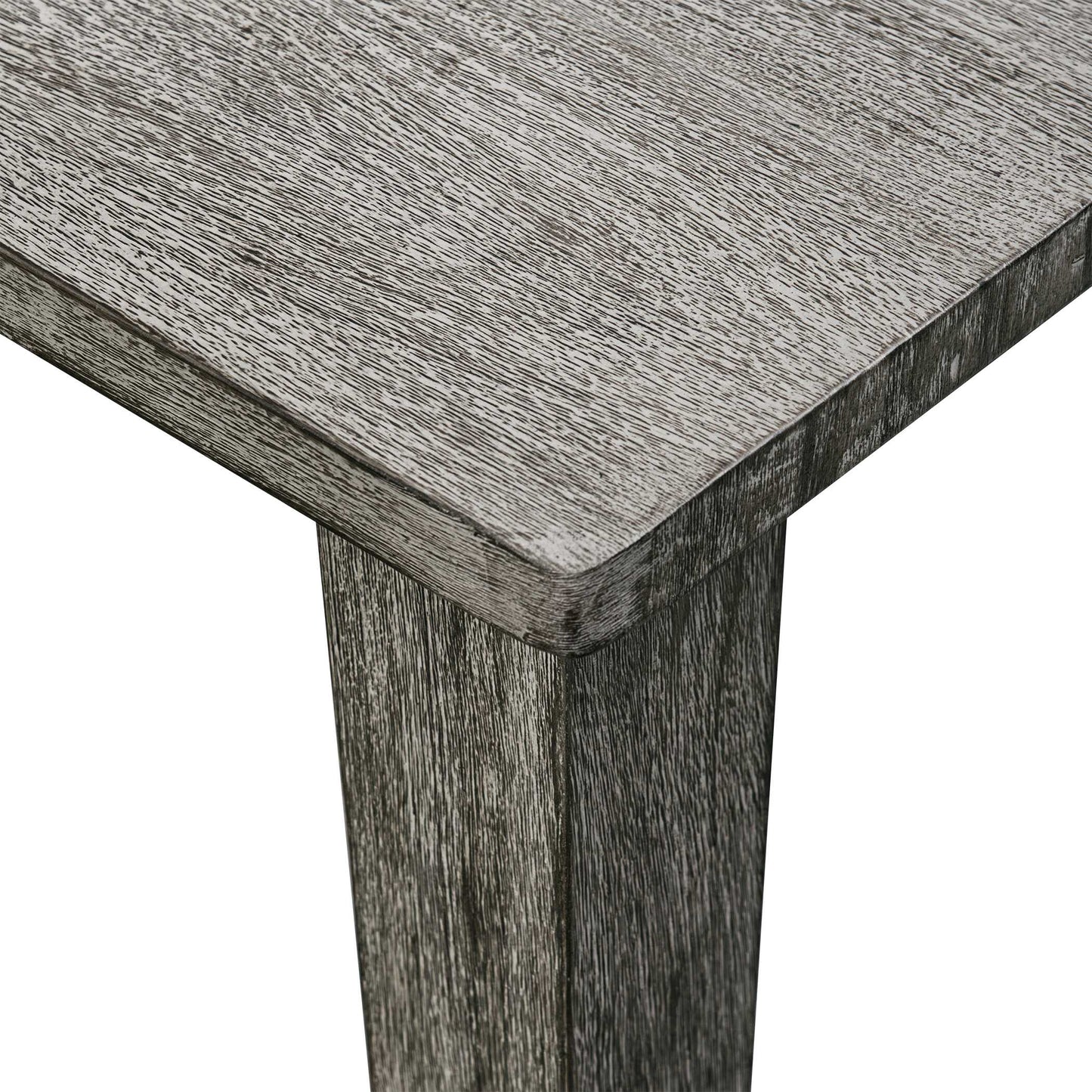 Forsyth Dark Gray Outdoor Dining Table.