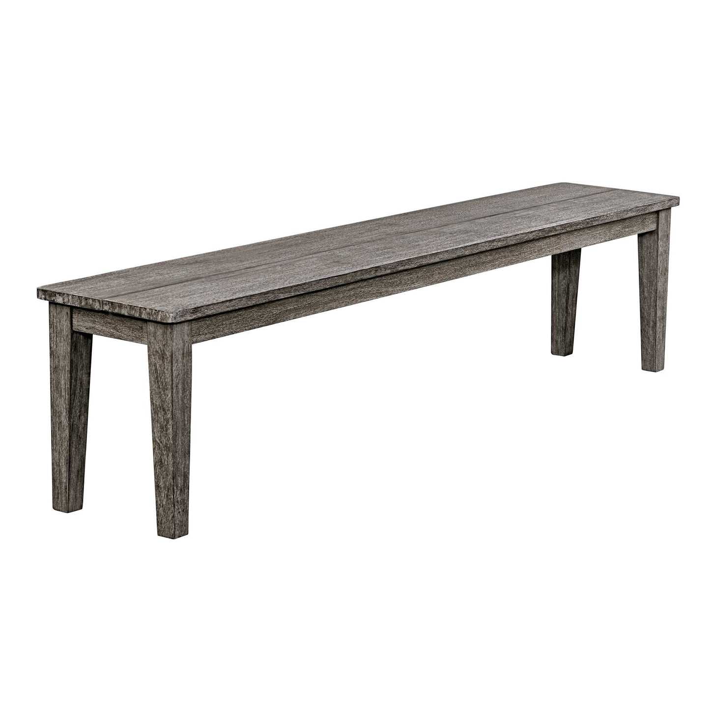 Forsyth Dark Gray Outdoor Bench.