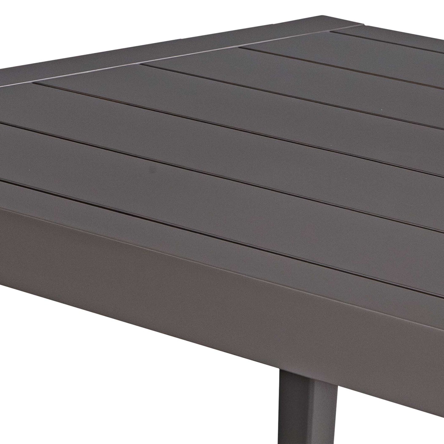 Polanco Outdoor Aluminum Dining Table.