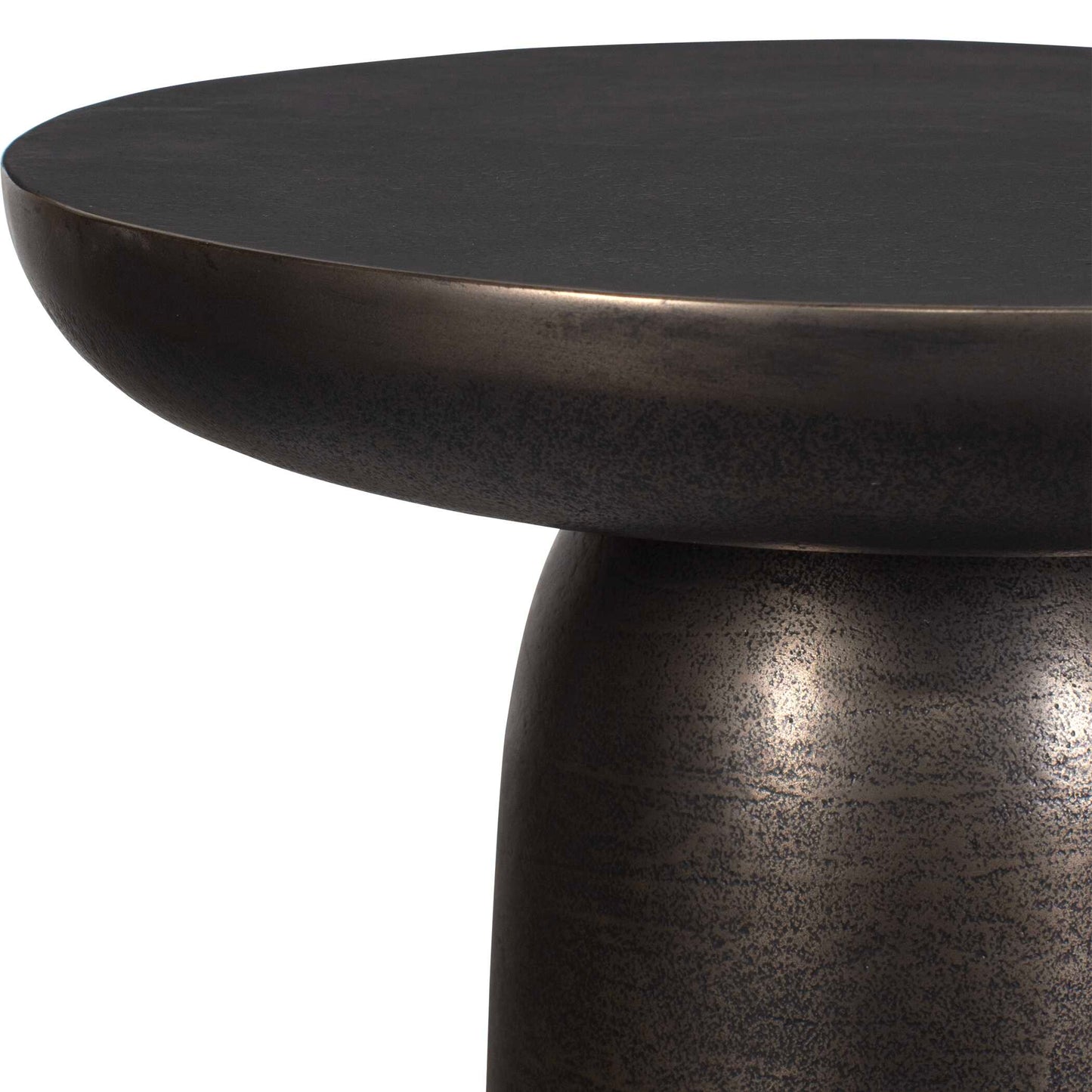 Joppa Dark Bronze Outdoor Accent Table.
