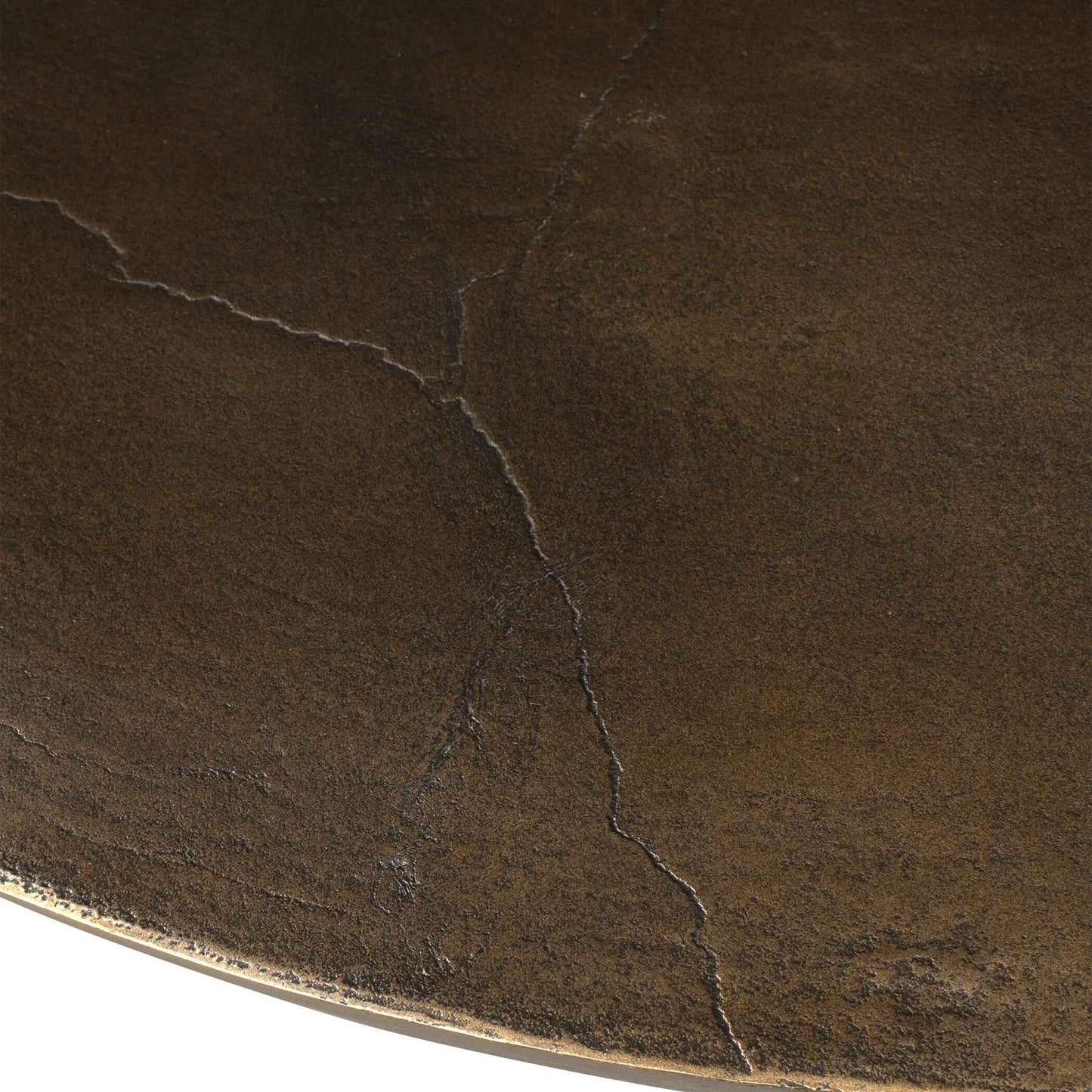 Madrone Golden Dark Bronze Outdoor Dining Table.