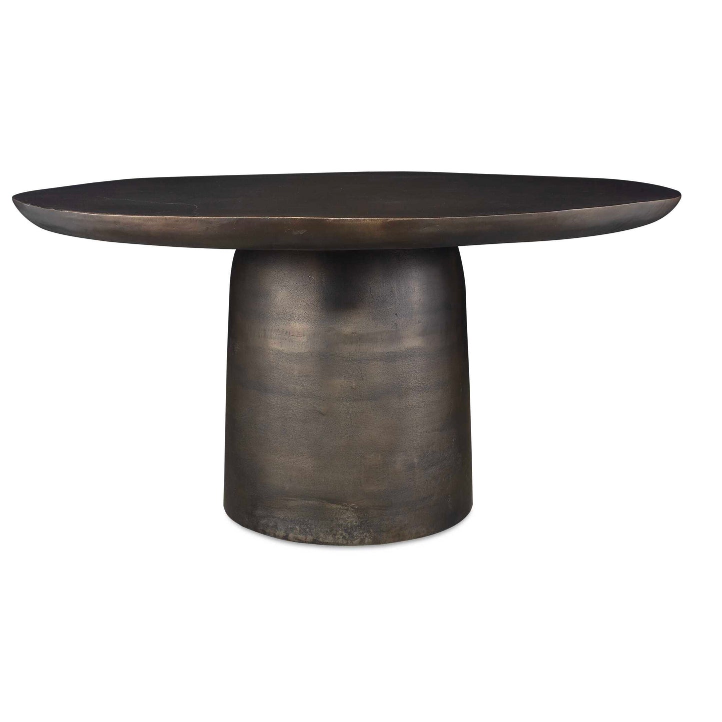 Madrone Golden Dark Bronze Outdoor Dining Table.