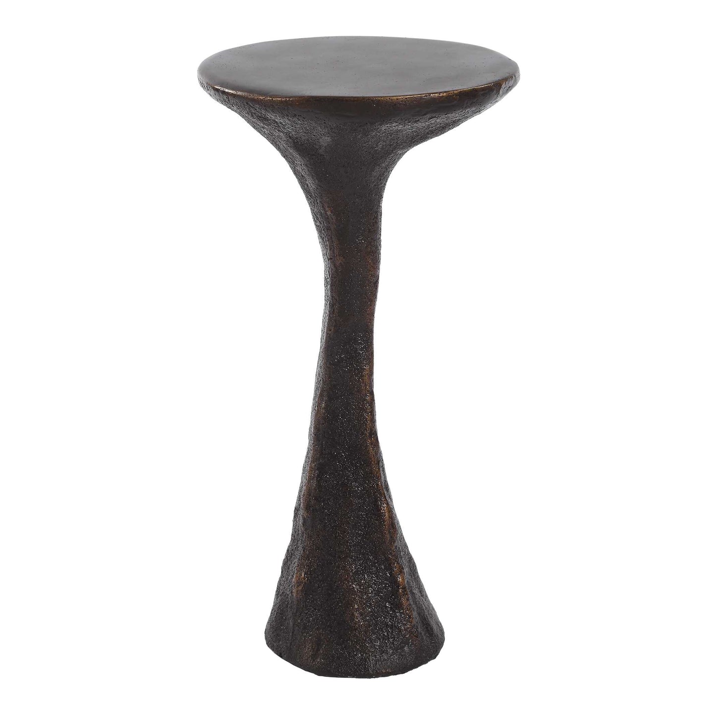 Milan Outdoor Dark Bronze Drink Table.