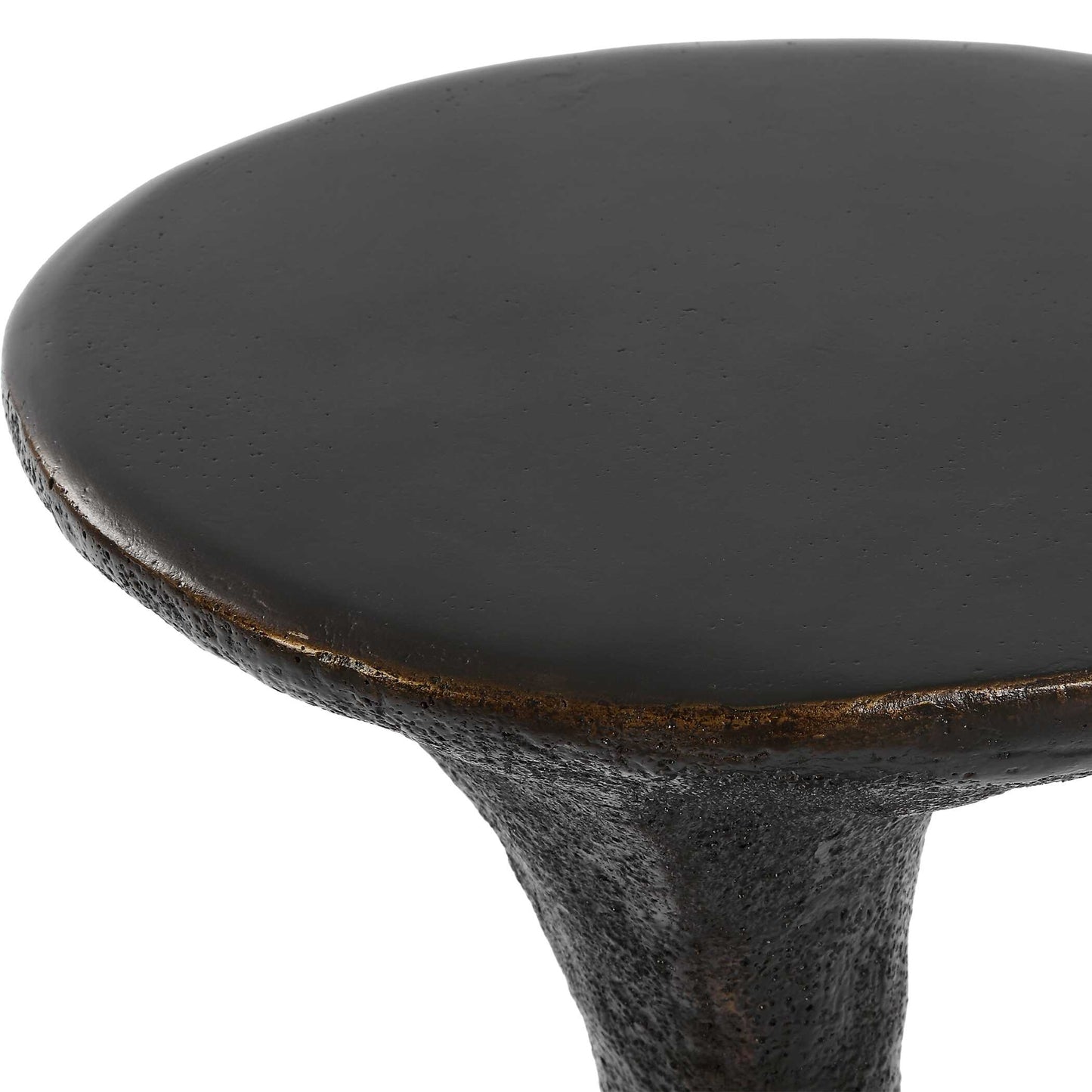Milan Outdoor Dark Bronze Drink Table.