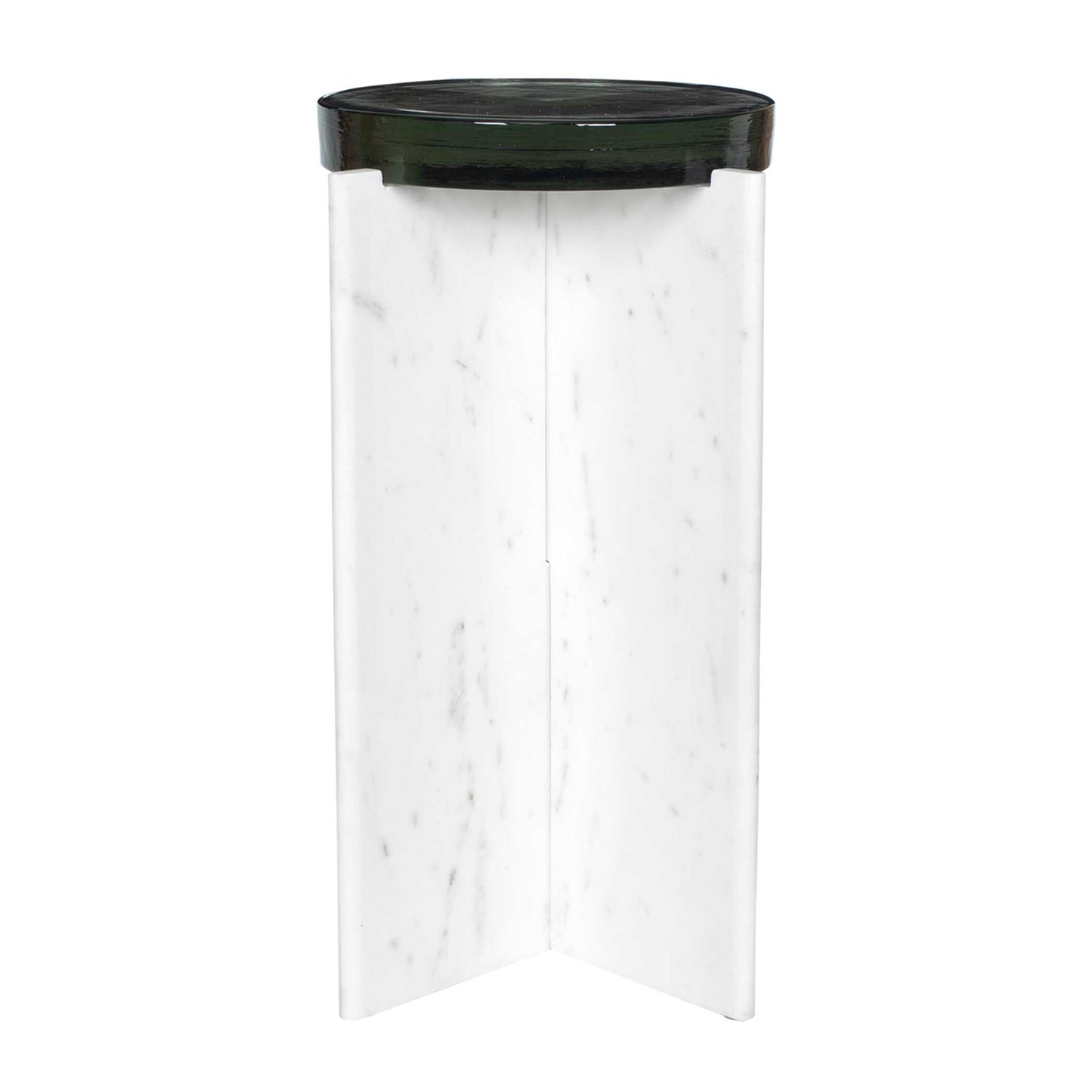Olina Marble Outdoor Accent Table.