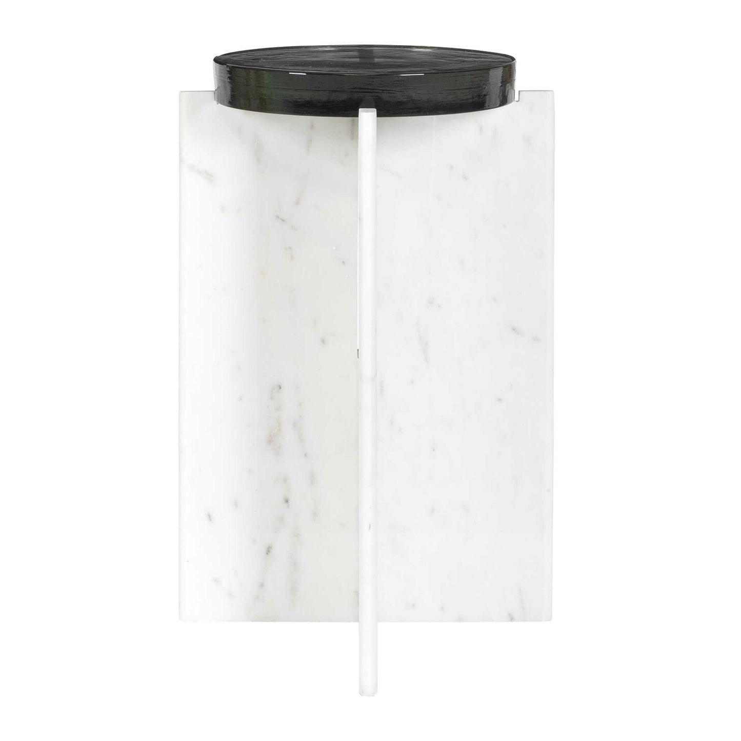 Olina Marble Outdoor Accent Table.