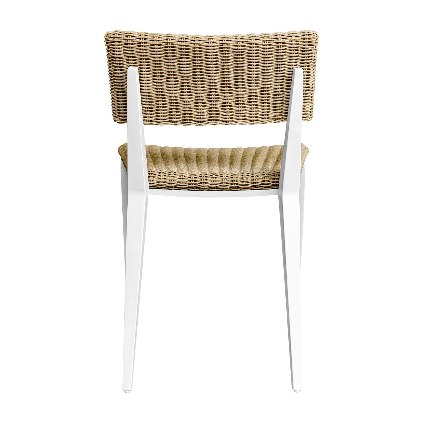 Calbas White Outdoor Dining Chair.