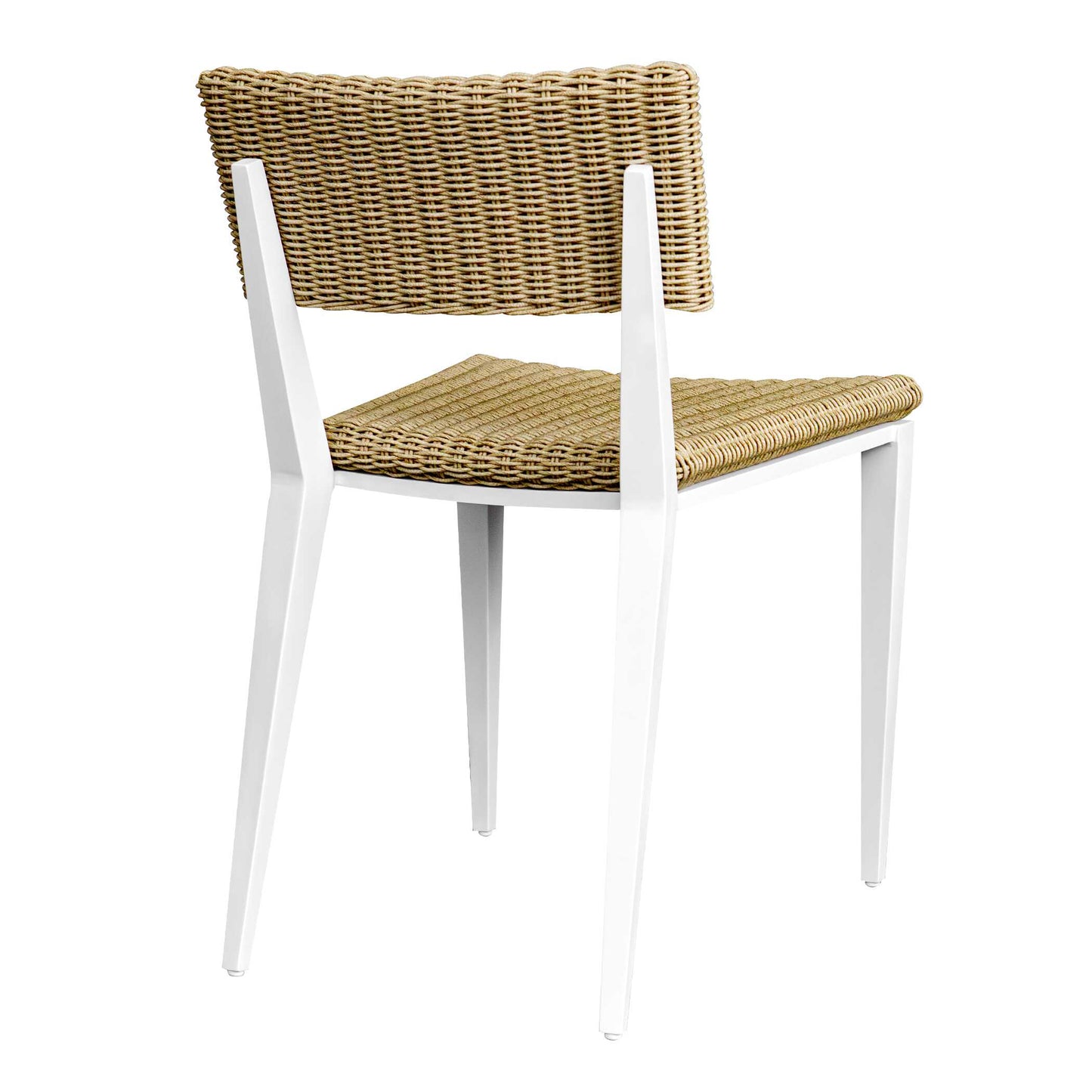 Calbas White Outdoor Dining Chair.