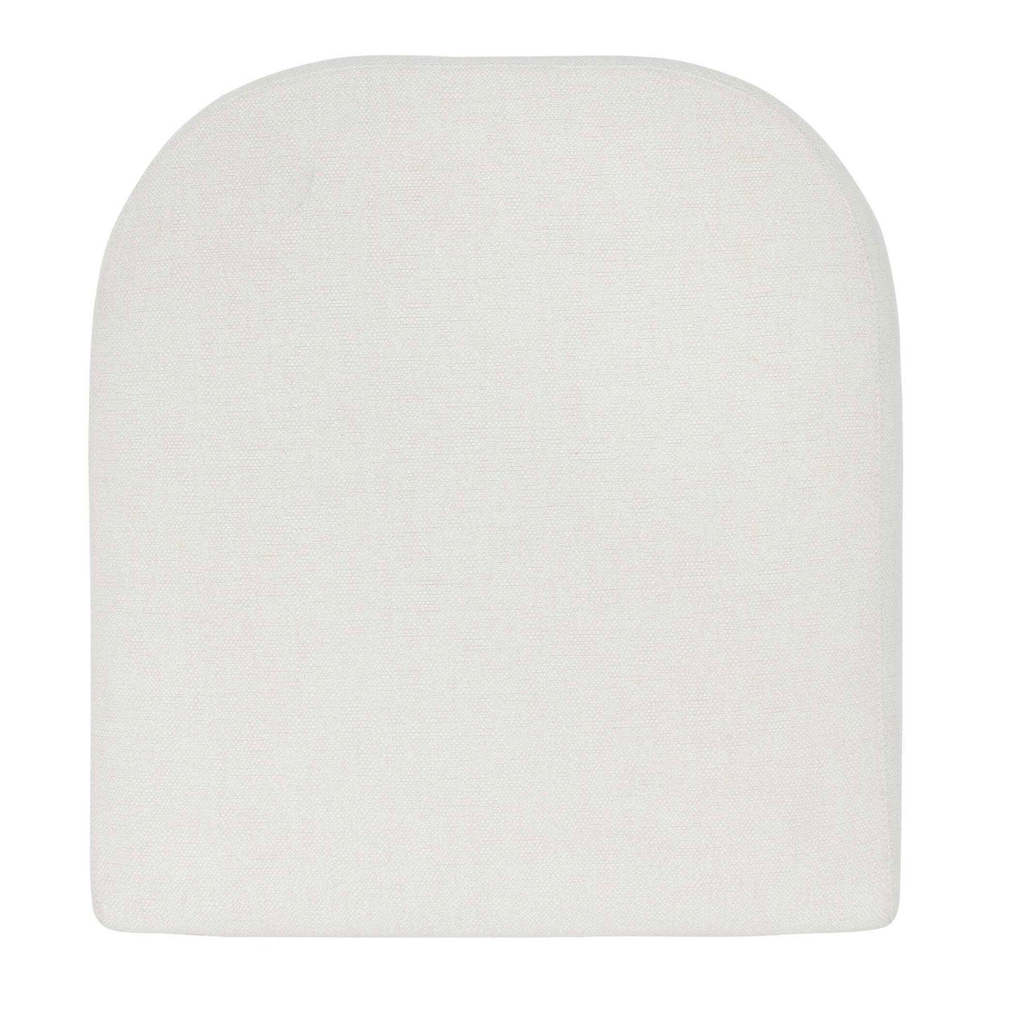 Bolster Back White Outdoor Counter Stool.