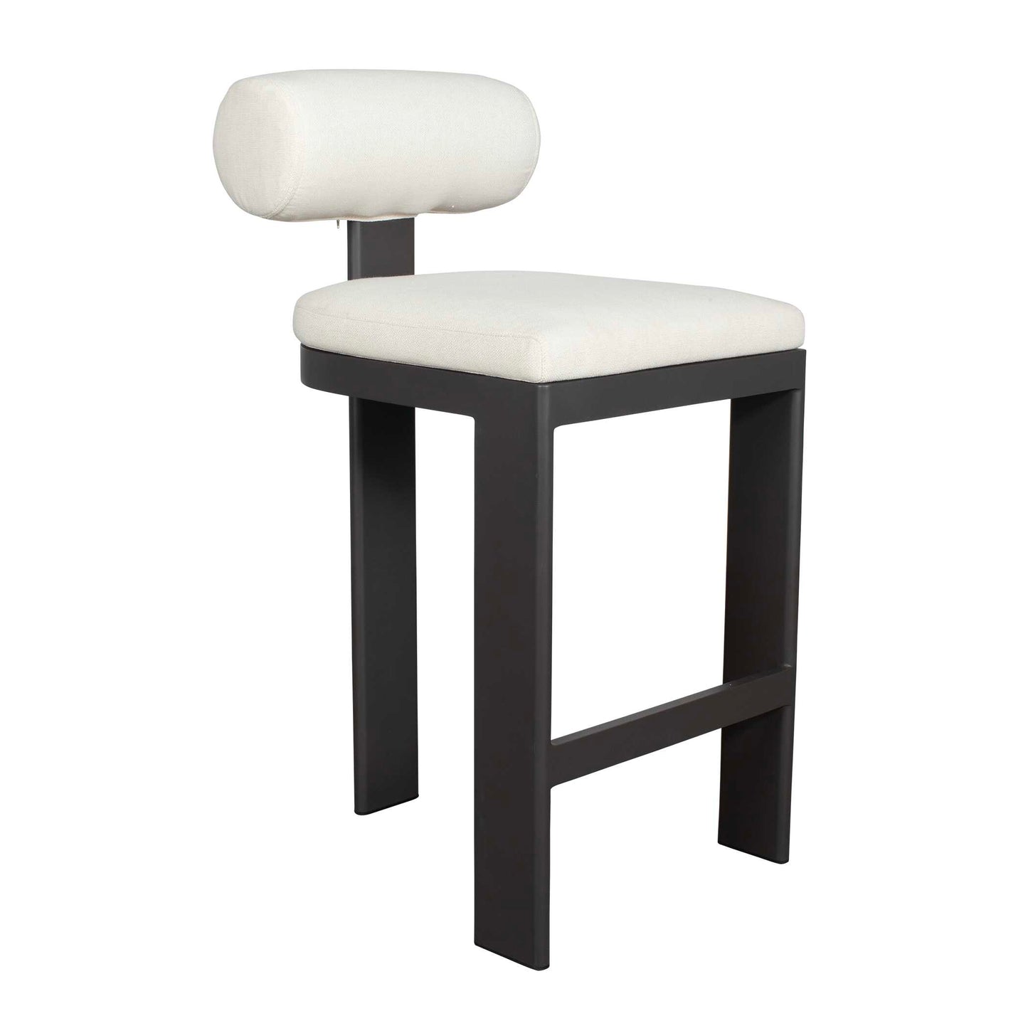 Bolster Back Outdoor Bar Stool.