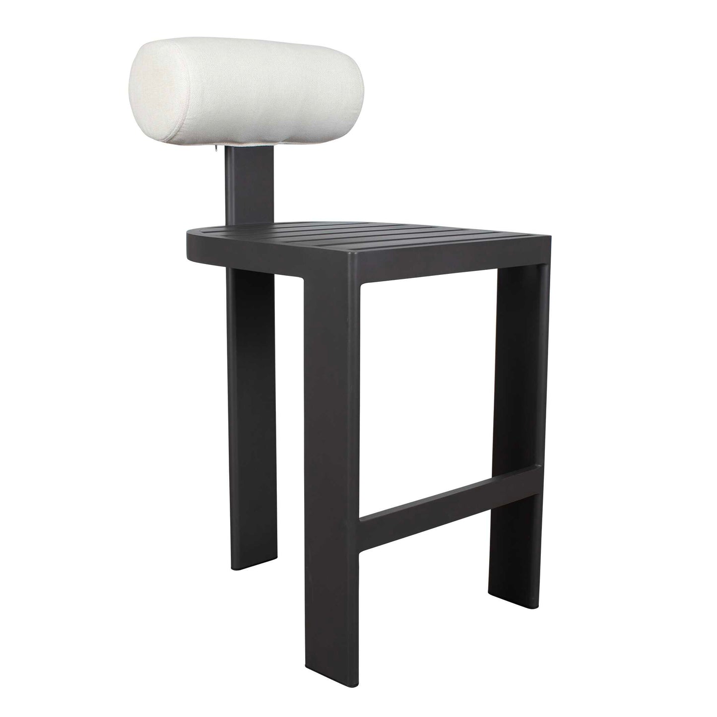 Bolster Back Outdoor Bar Stool.